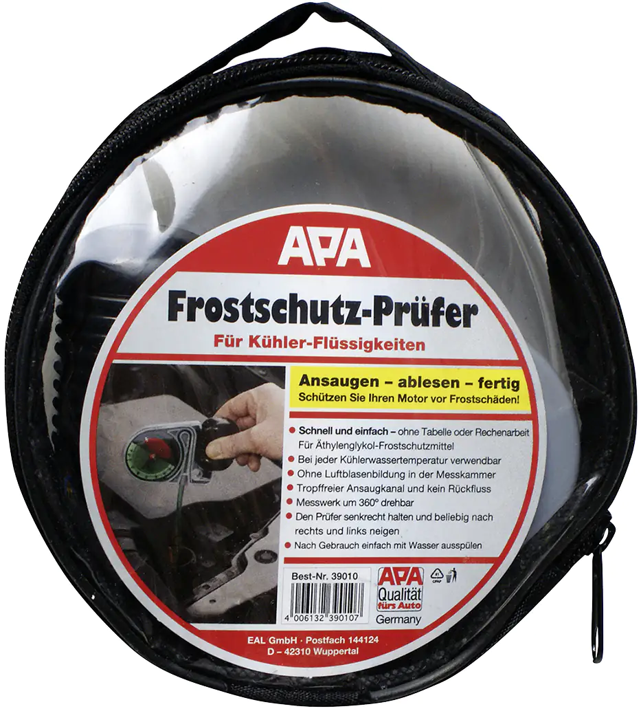 APA Frostschutzprüfer PROFI für Kühlerflüssigkeit