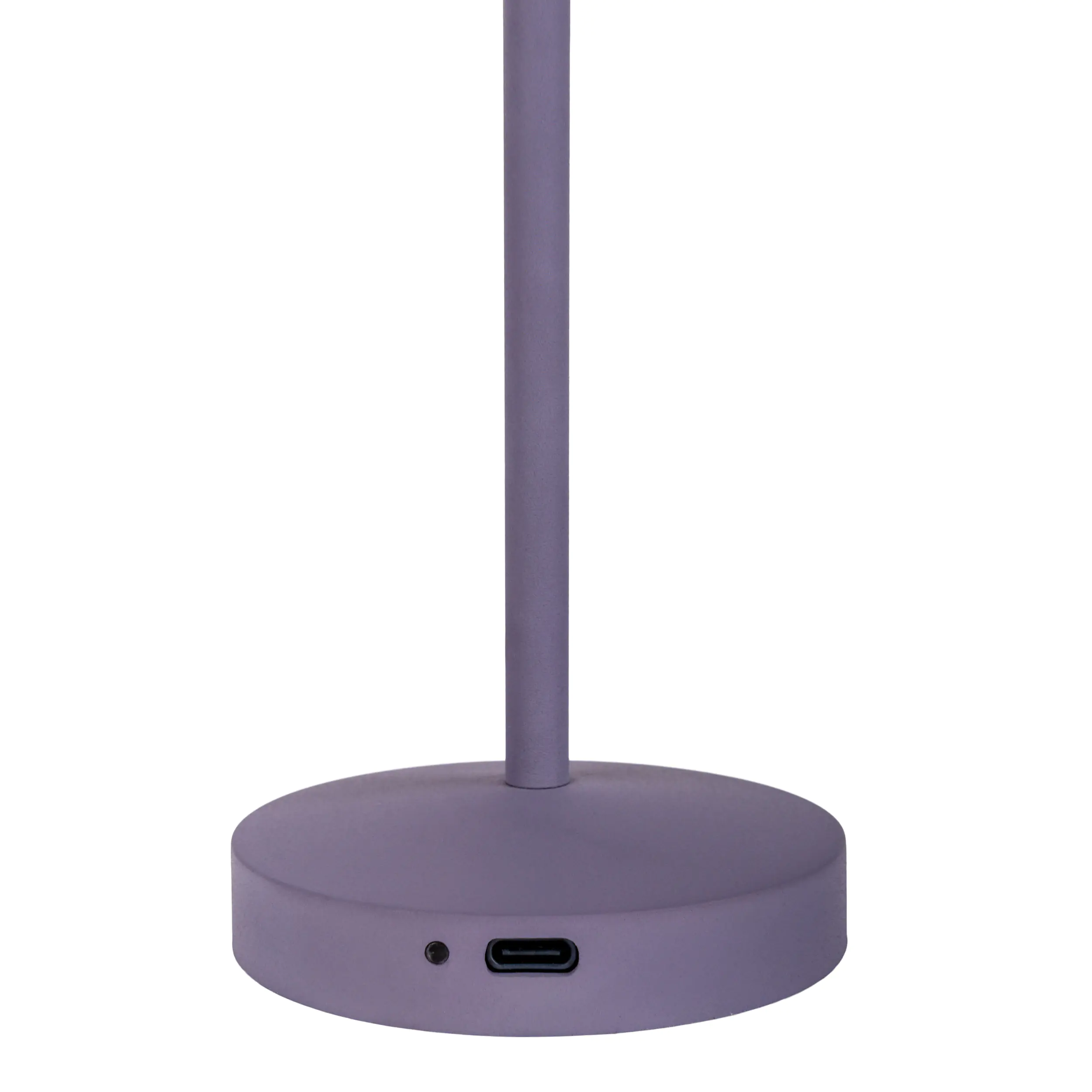 Light & More LED Akku-Tischleuchte Gomba violett dimmbar
