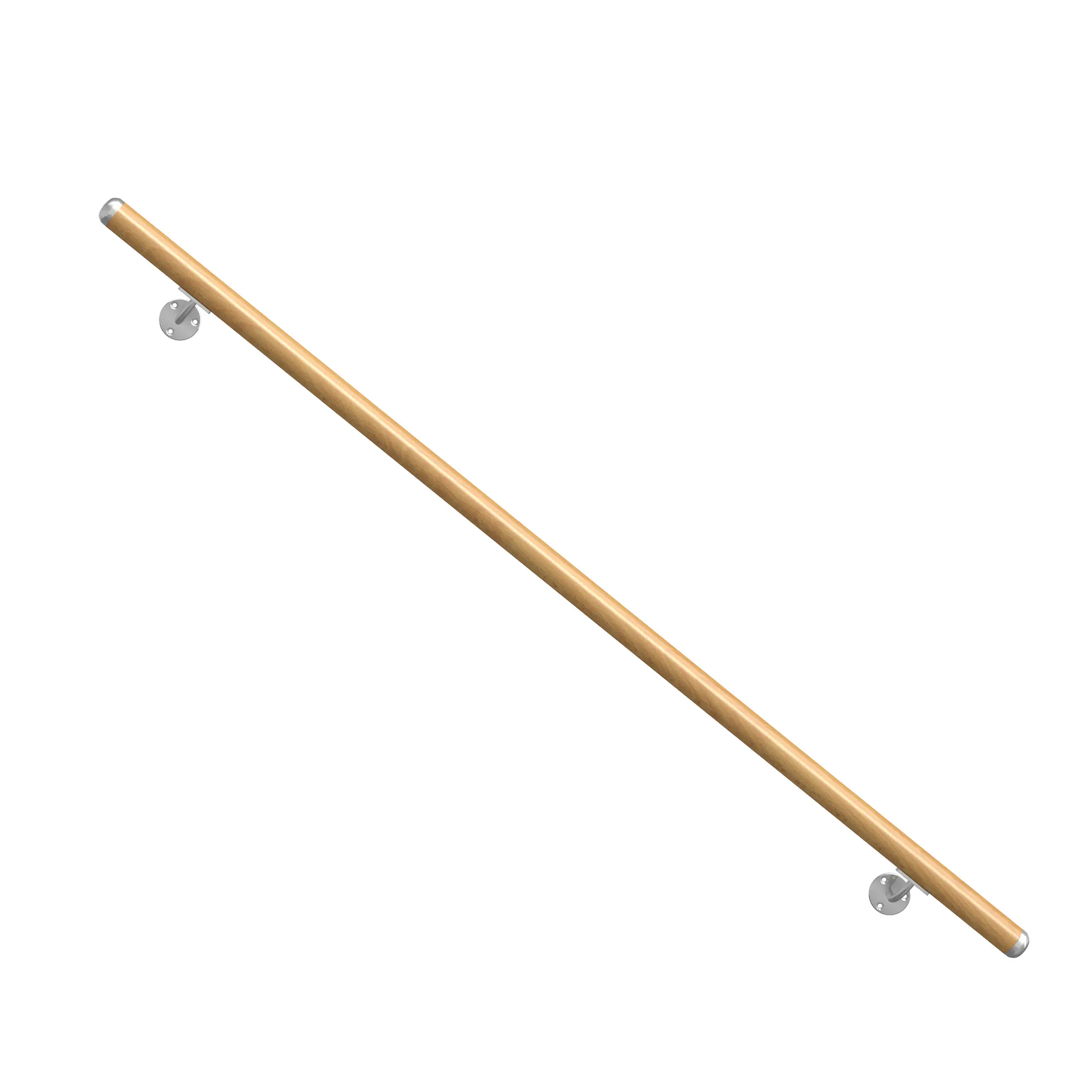 DOLLE Handlauf-Set Buche, lackiert, 150 cm, Ø 40 mm