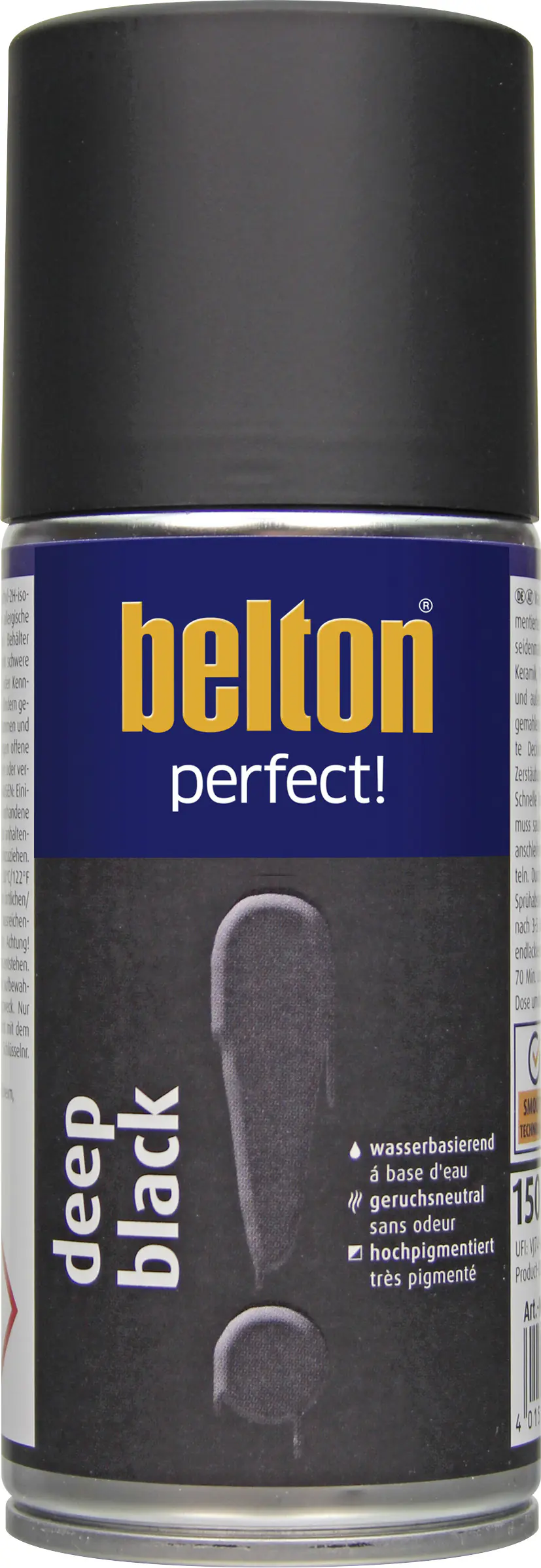 Belton perfect Lackspray 150 ml Deep black seidenmatt