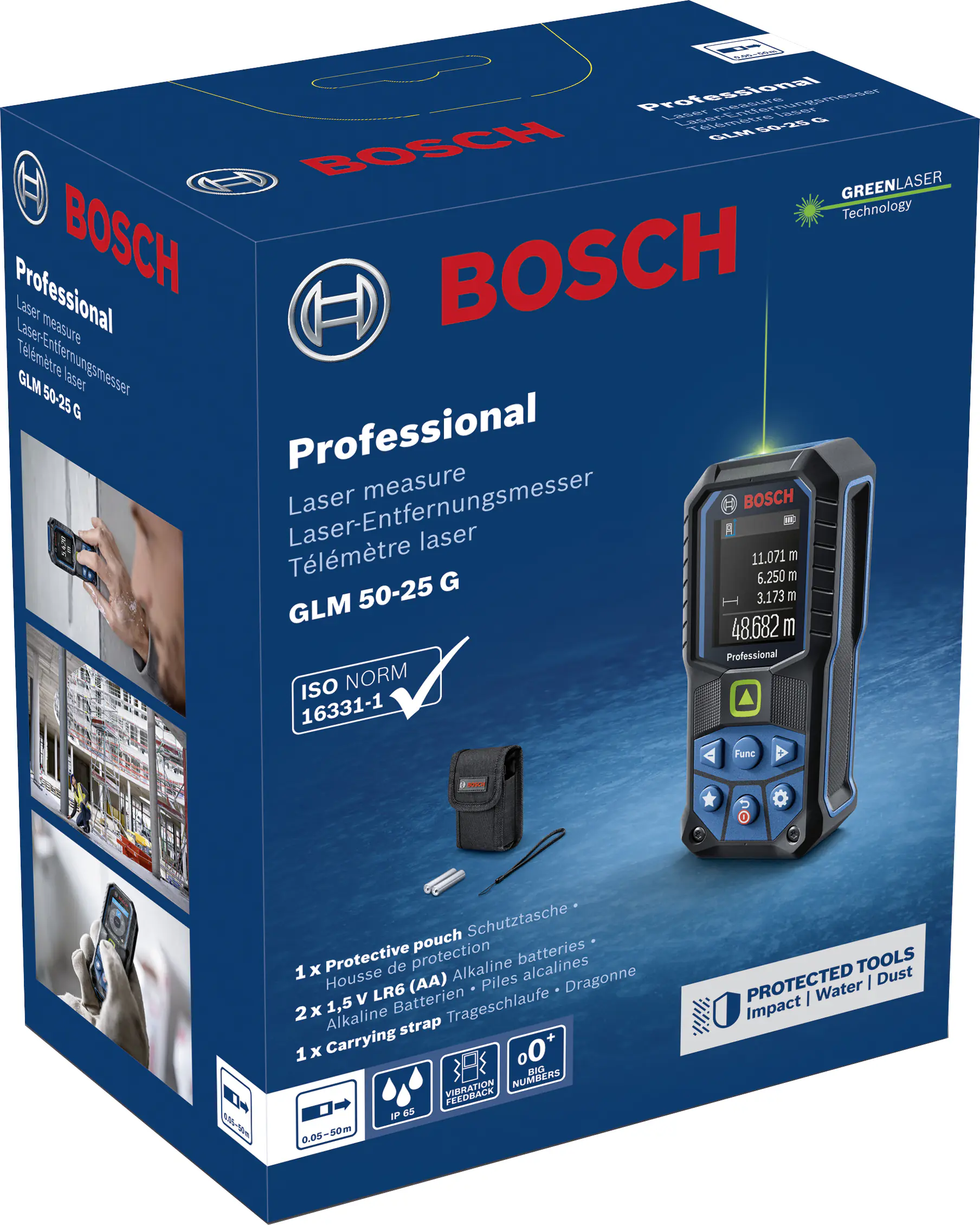 Bosch Professional Laser-Entfernungsmesser GLM 50-25