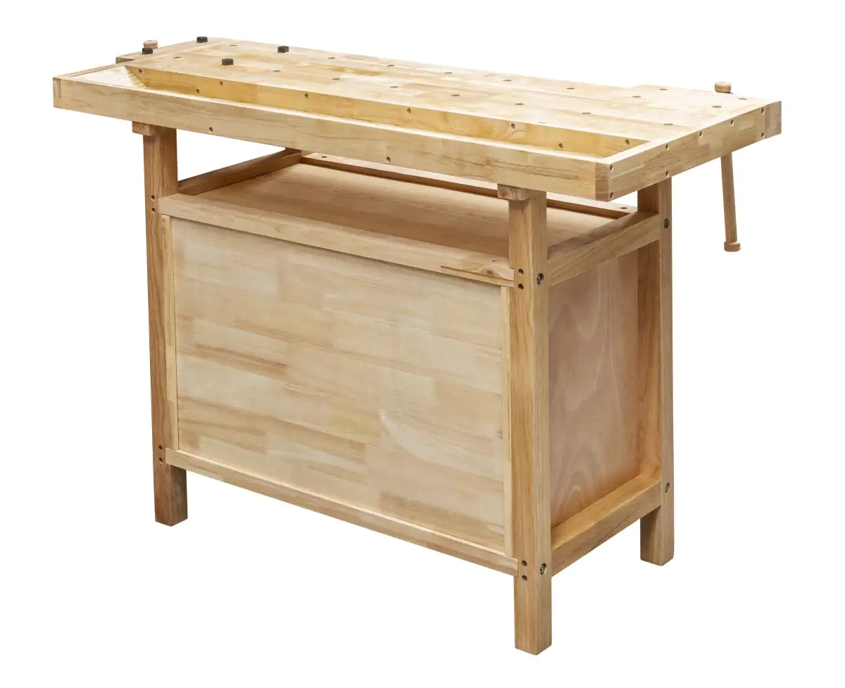 Holzmann Hobelbank WB138C inkl. 4 Bankhaken und Haltestäbe