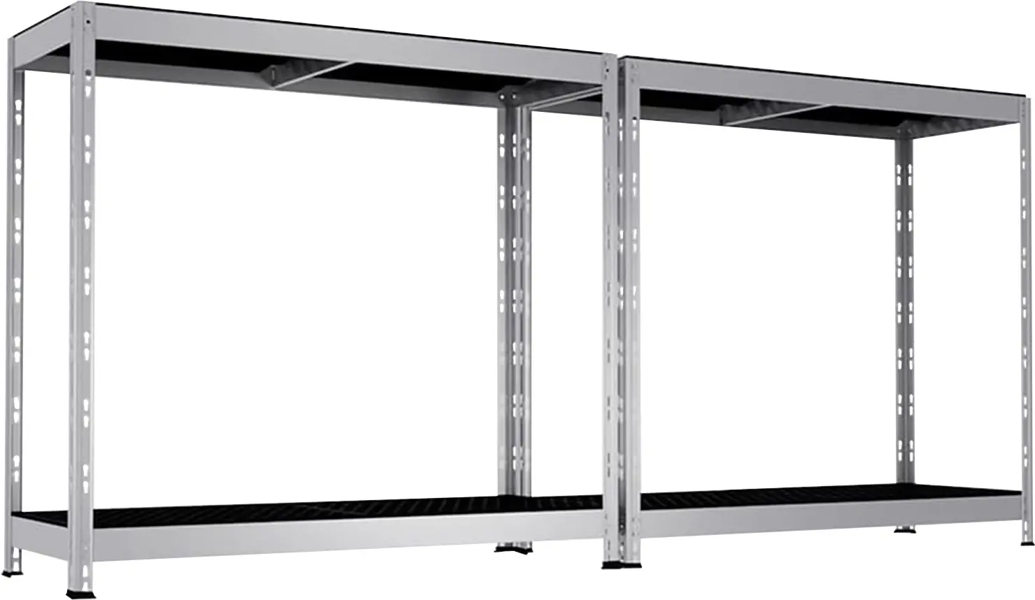 Ar Shelving Regal Rivet Allroad Kunststoff 180 x 100 cm 4 Böden 400 kg