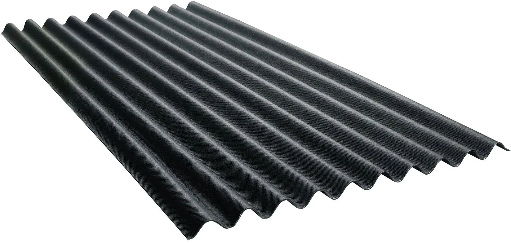 Onduline Bitumenwellplatte Base 200 x 85,5 cm 2,6 mm schwarz