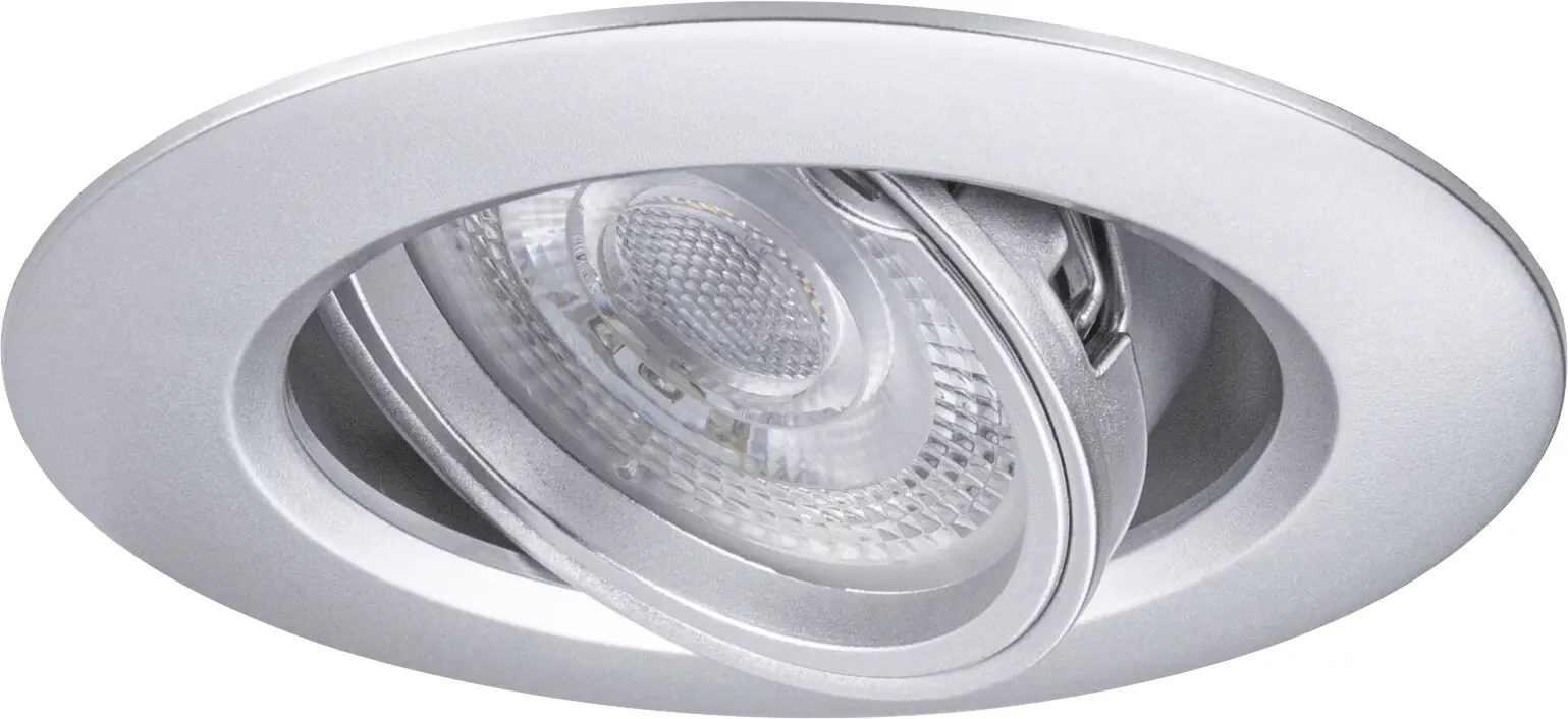 Paulmann LED Einbauleuchte 3er-Set chrom matt schwenkbar Ø 9 cm 