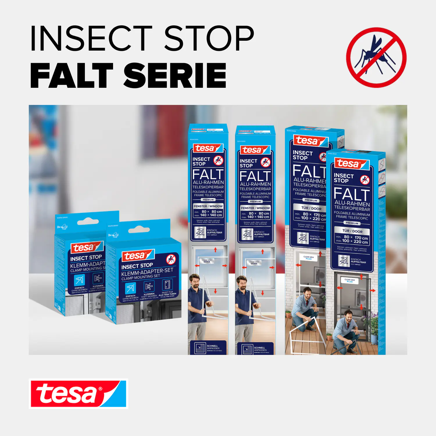 tesa Adapter FALT 35 x 43 x 48 mm weiß