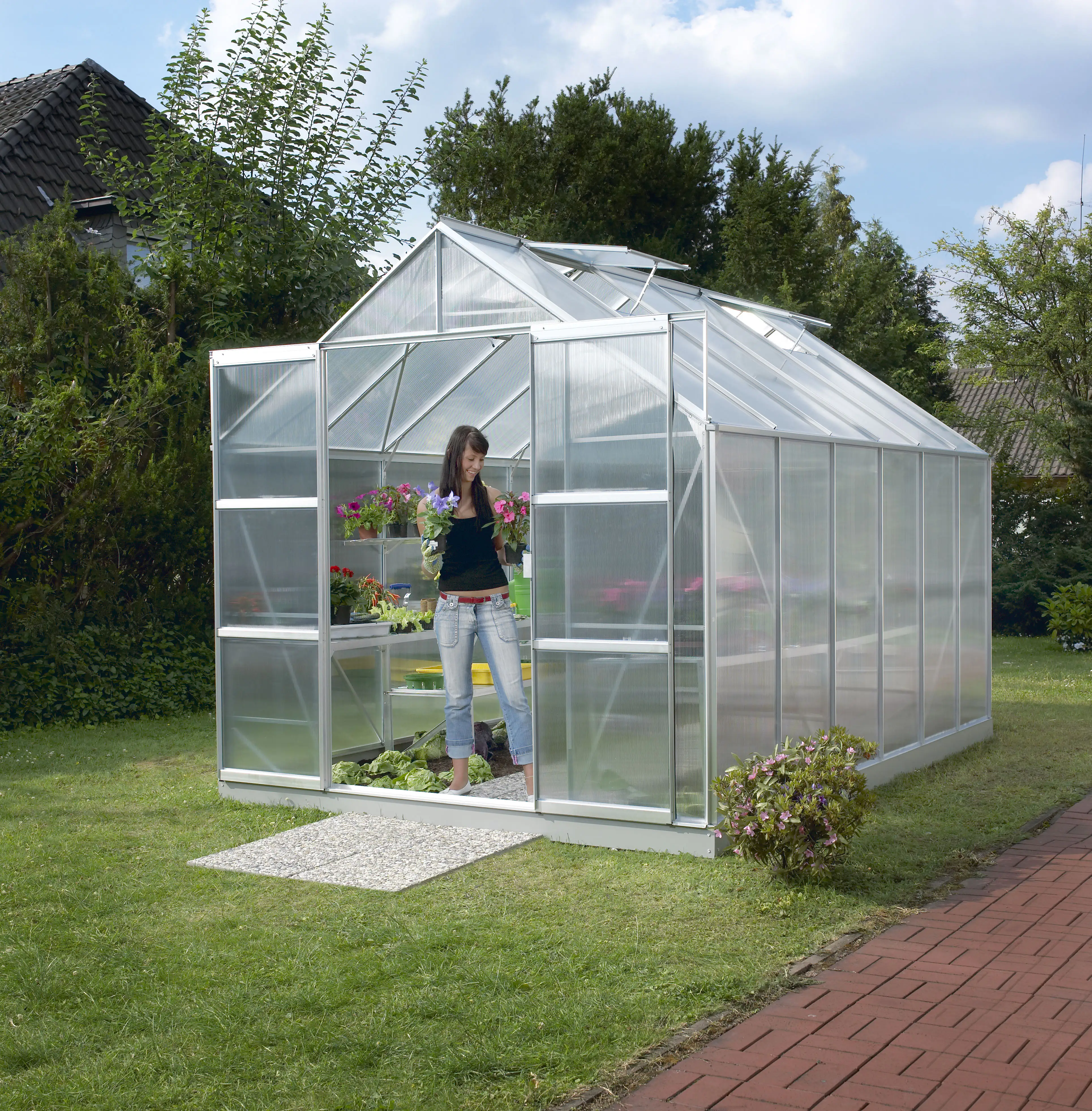 Vitavia Gewächshaus Mars 9900 254 x 379 cm 4 mm HPK