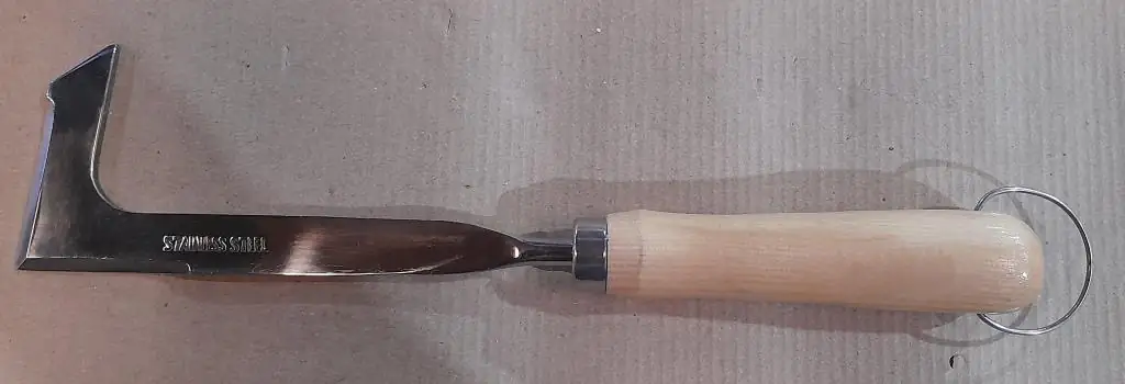 Primaster Fugenreiniger Edelstahl 32 cm mit Holzgriff