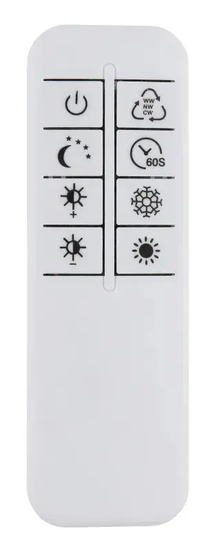 Globo Deckenleuchte Jayden Ø 45 x 5,5 cm weiß matt CCT