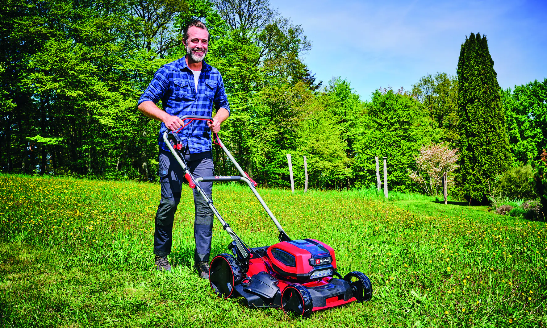 Einhell Akku Rasenmäher GP-CM 36/47 S Li BL 47 cm Schnittbreite