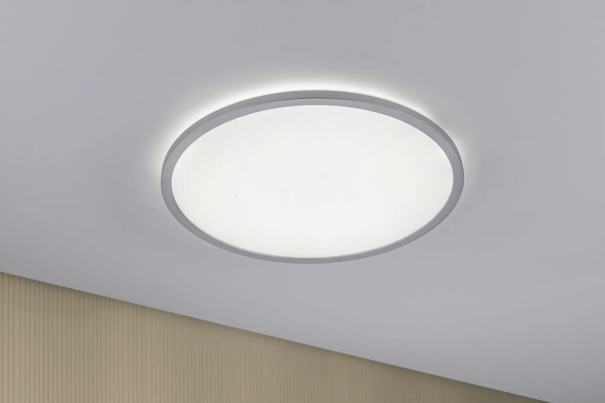 Paulmann LED Panel Atria Shine chrom-matt Ø 42 cm neutralweiß dimmbar