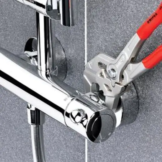 Knipex Zangenschlüssel vernickelt mit Kunststoff überzogen