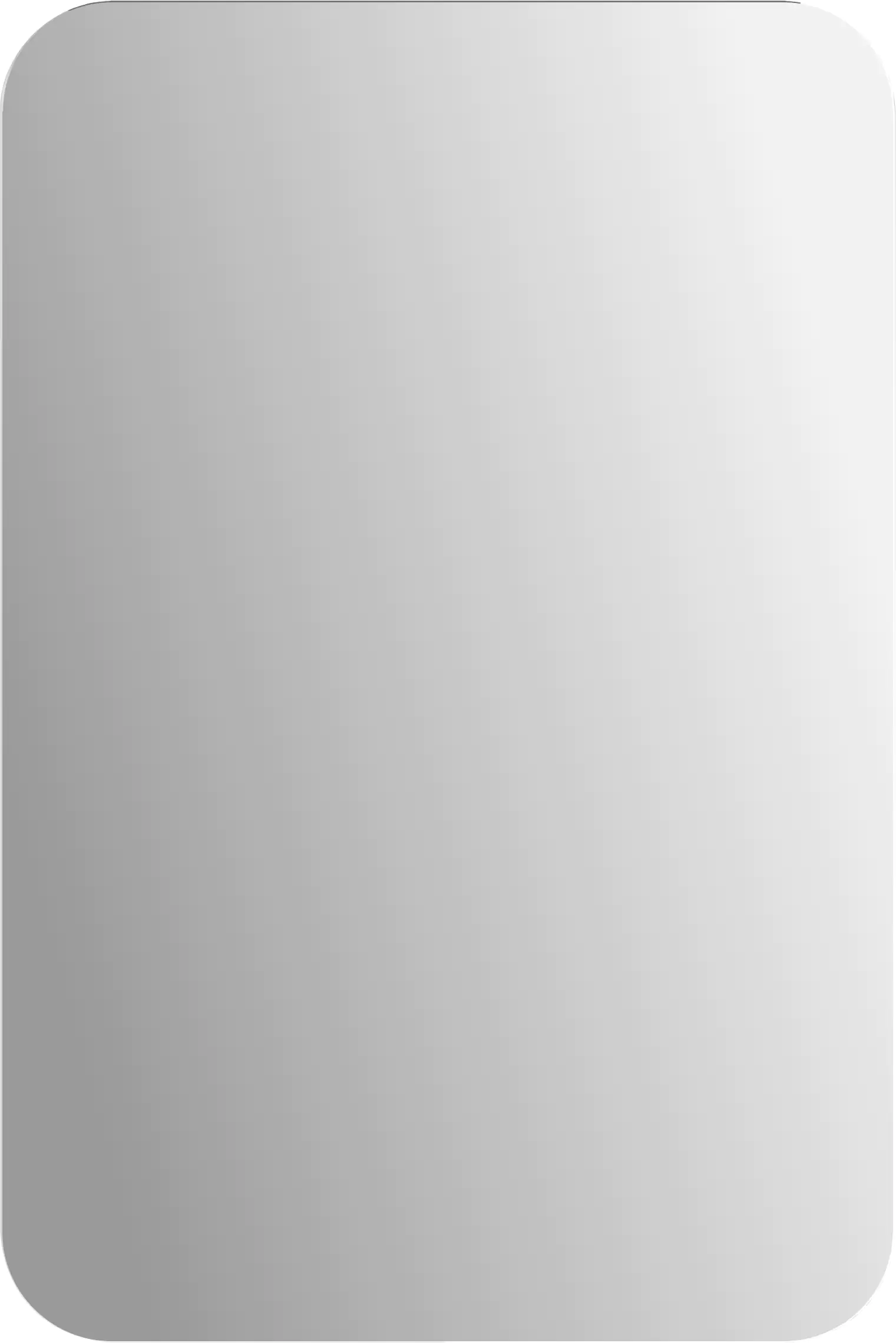 Standardspiegel Curve 1 40x60 cm