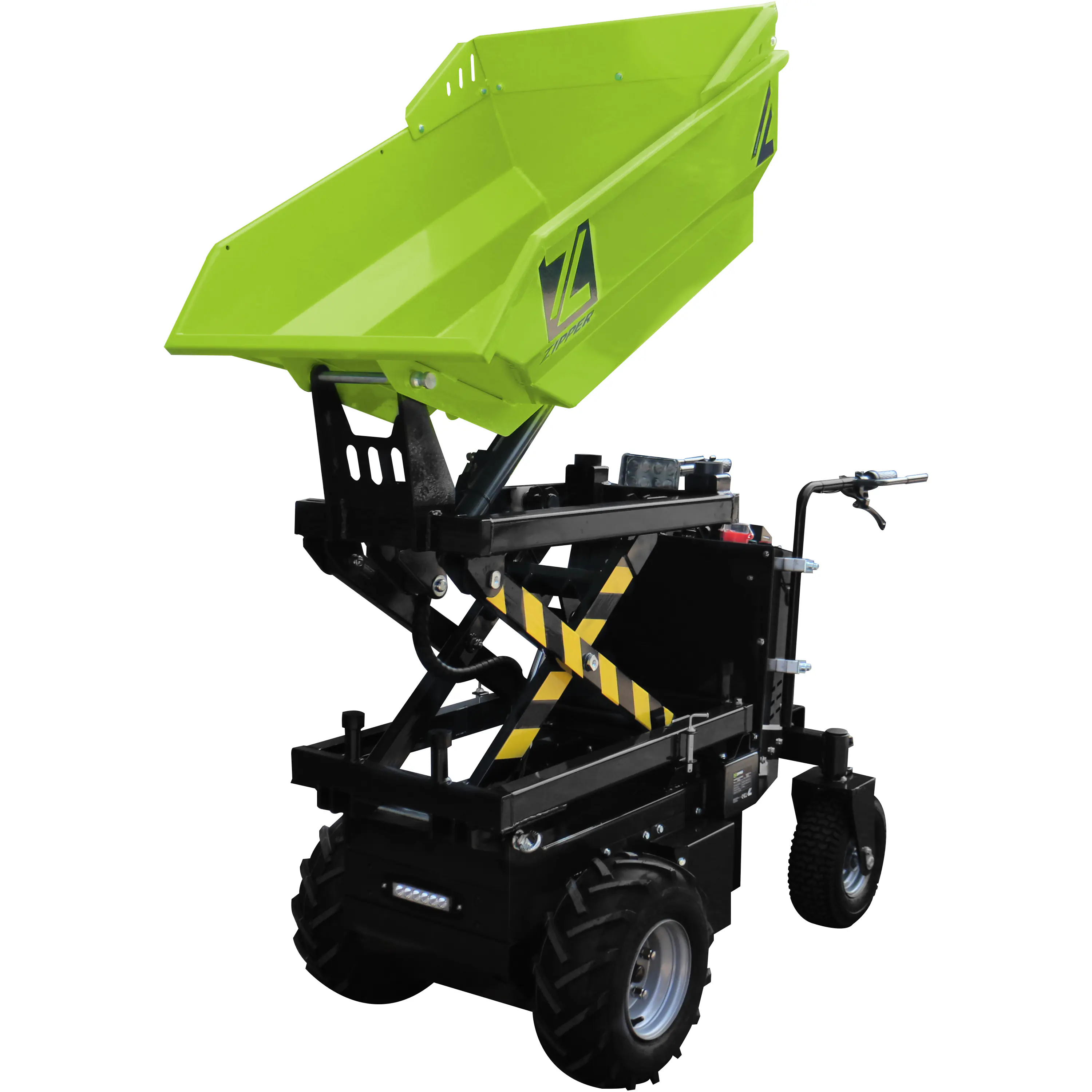 Zipper Elektro-Rad-Dumper ZI-ED600HKS mit Scherenhubfunktion