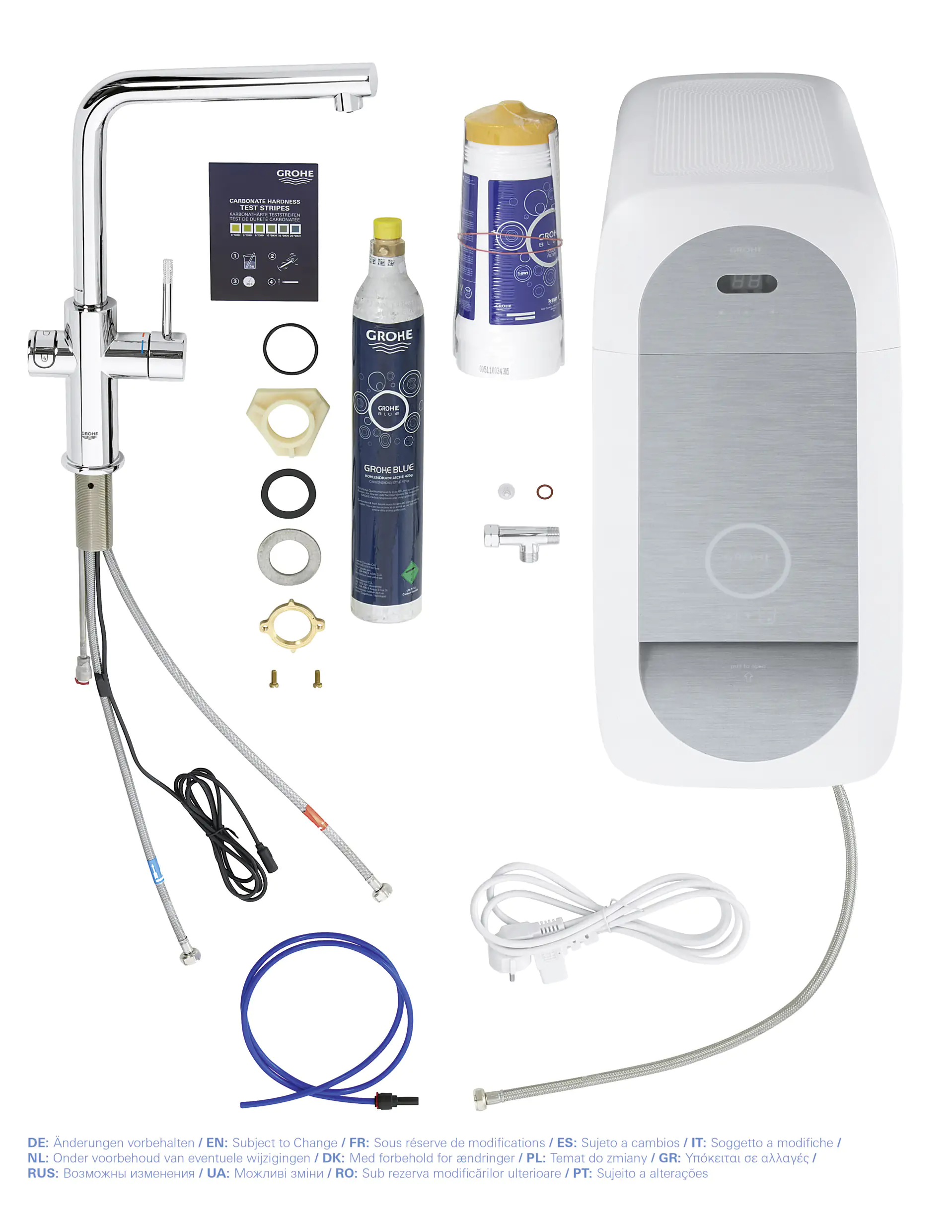 Grohe Blue Home L-Auslauf Starter Kit chrom
