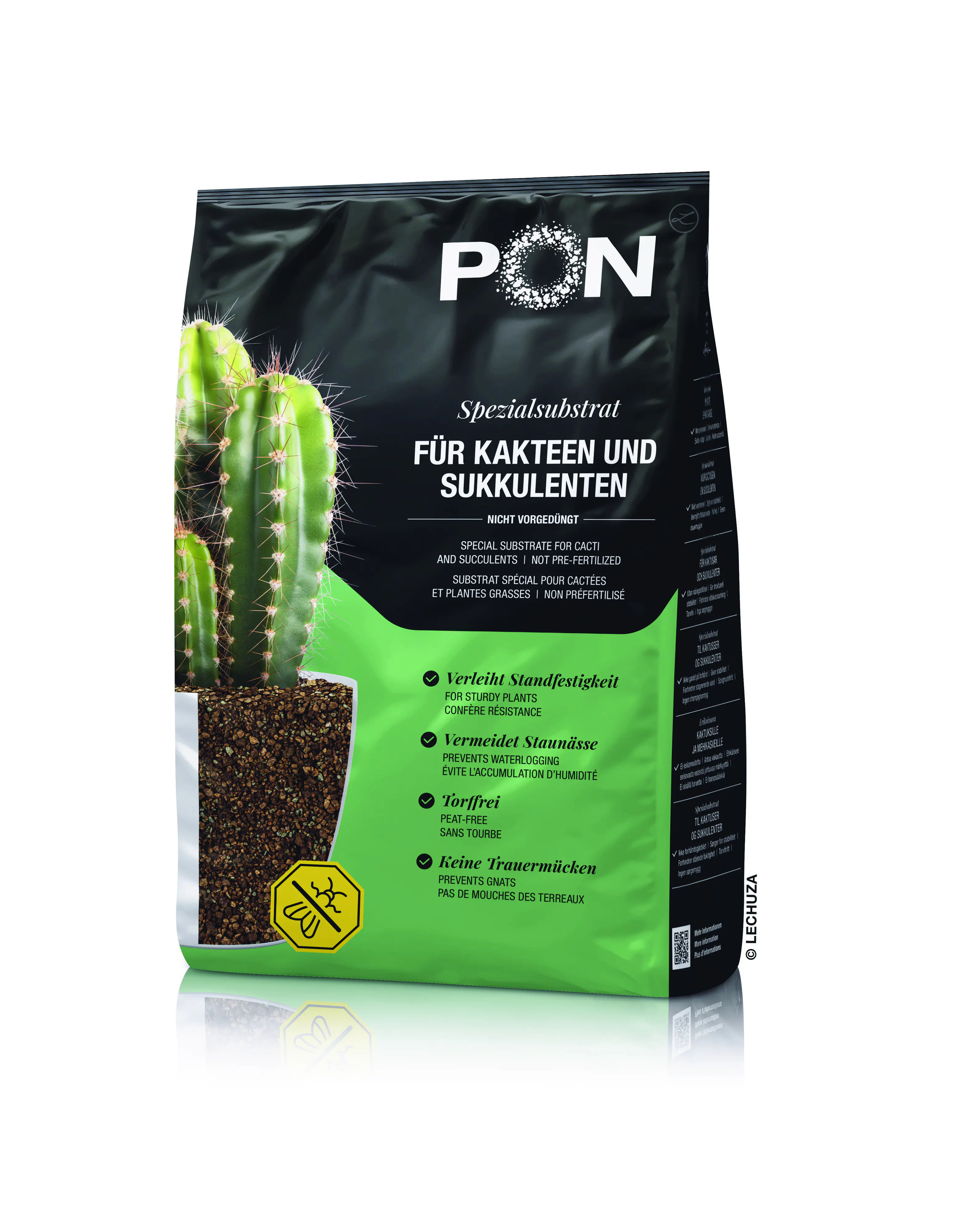 Lechuza Cactuspon Pflanzsubstrat für Kakteen 6 L