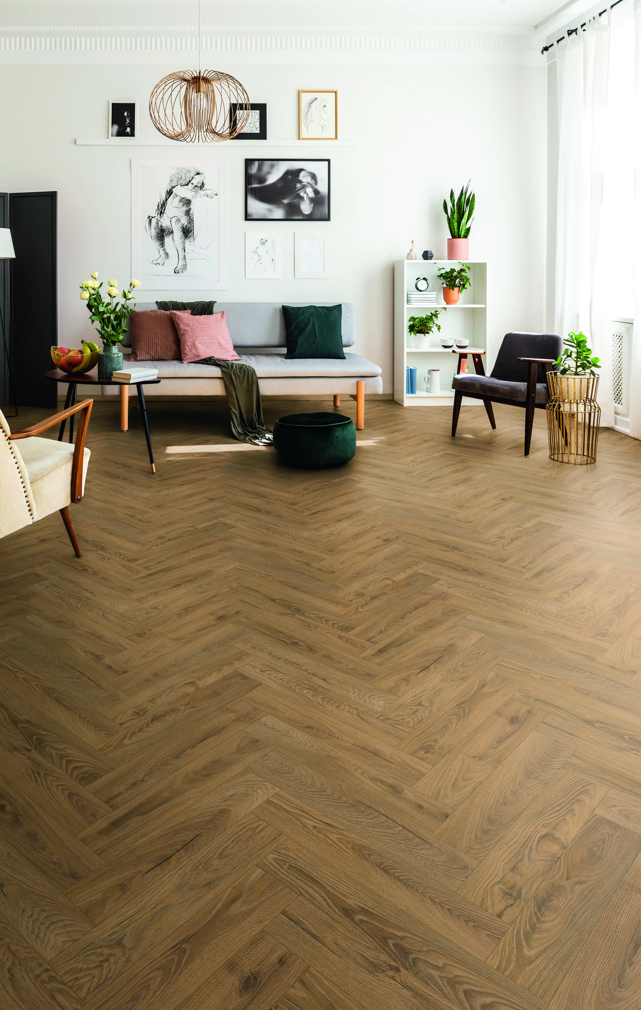 Krono Original Laminat Fischgrät Inca Carpenter