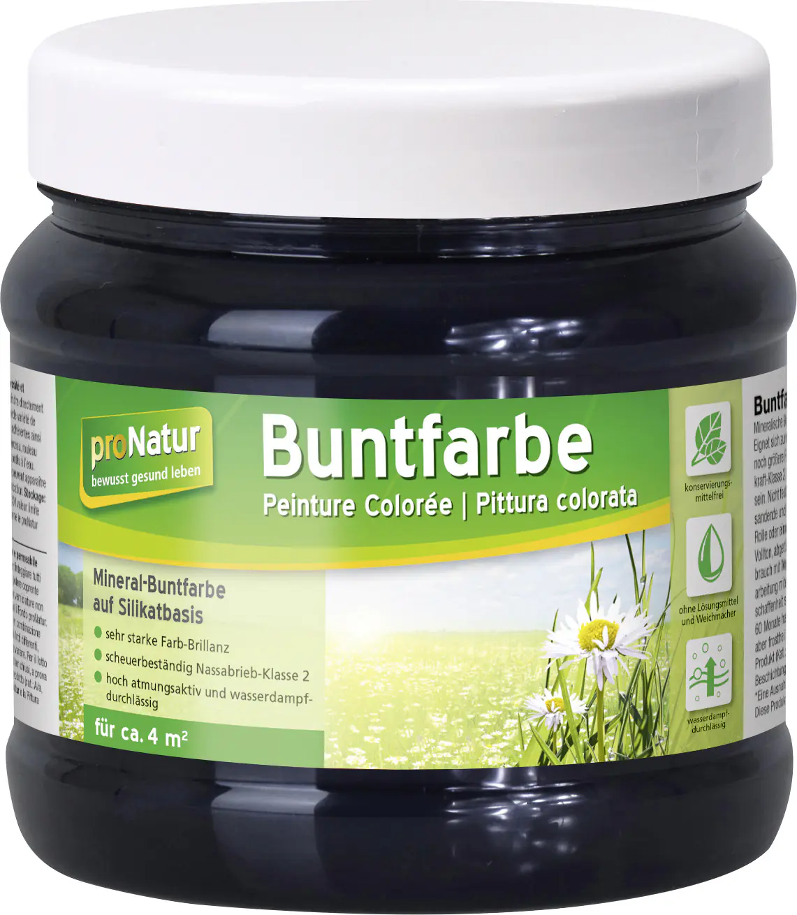proNatur Buntfarbe 750 ml natürliche Nacht