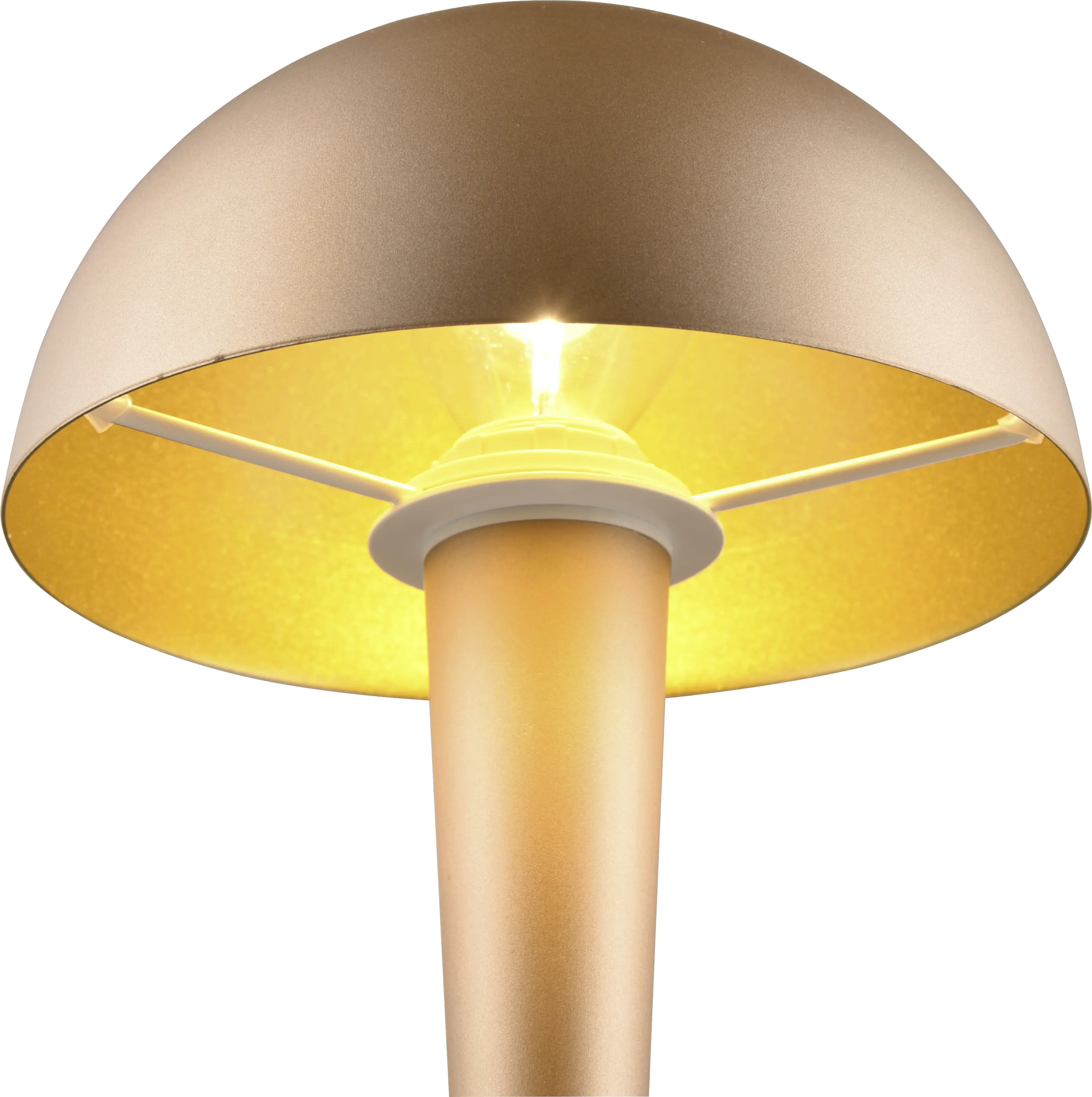 Trio Leuchten Tischlampe Canaria beige Metall