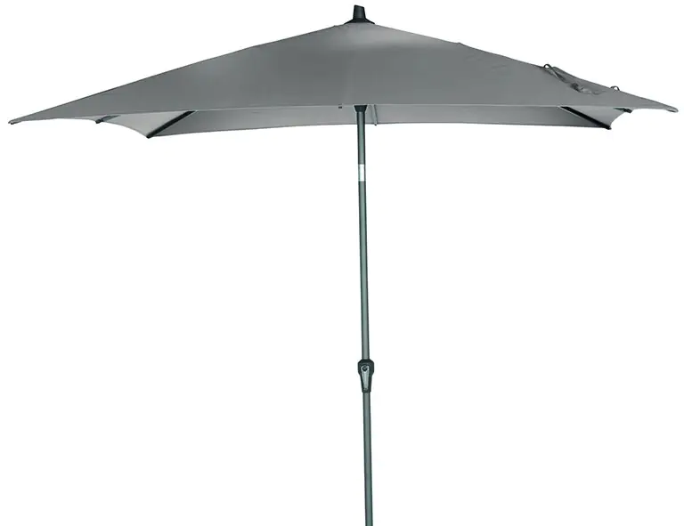 Siena Garden Mittelstockschirm Avio taupe, 250 x 250 cm