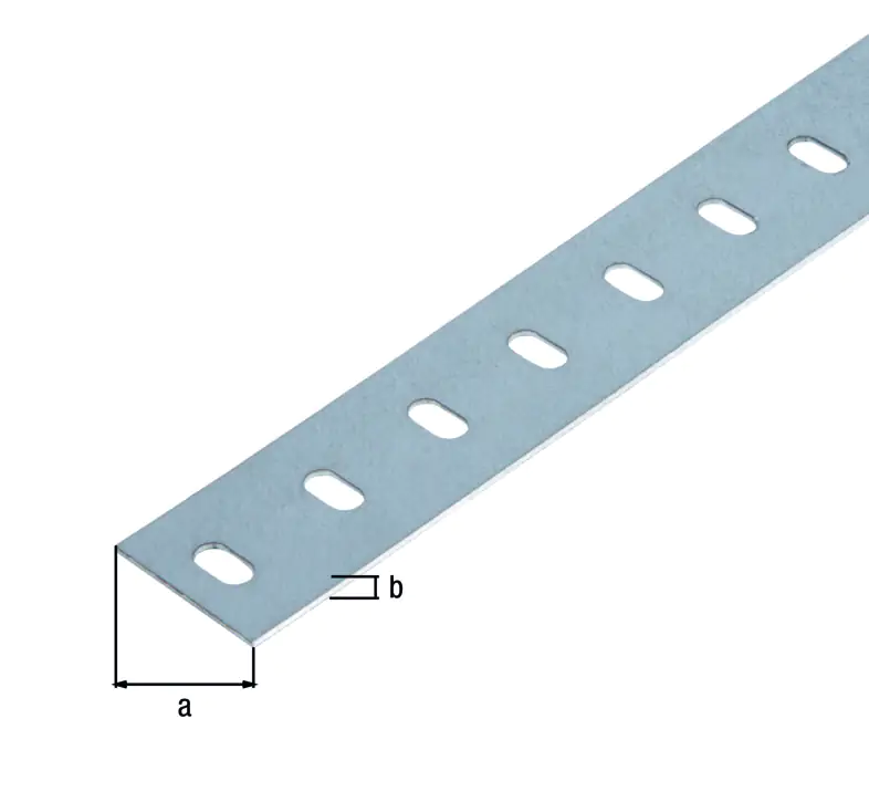 Alberts Conceptor® Flachstange Stahl verzinkt 35 x 1,5 mm x 2 m gelocht