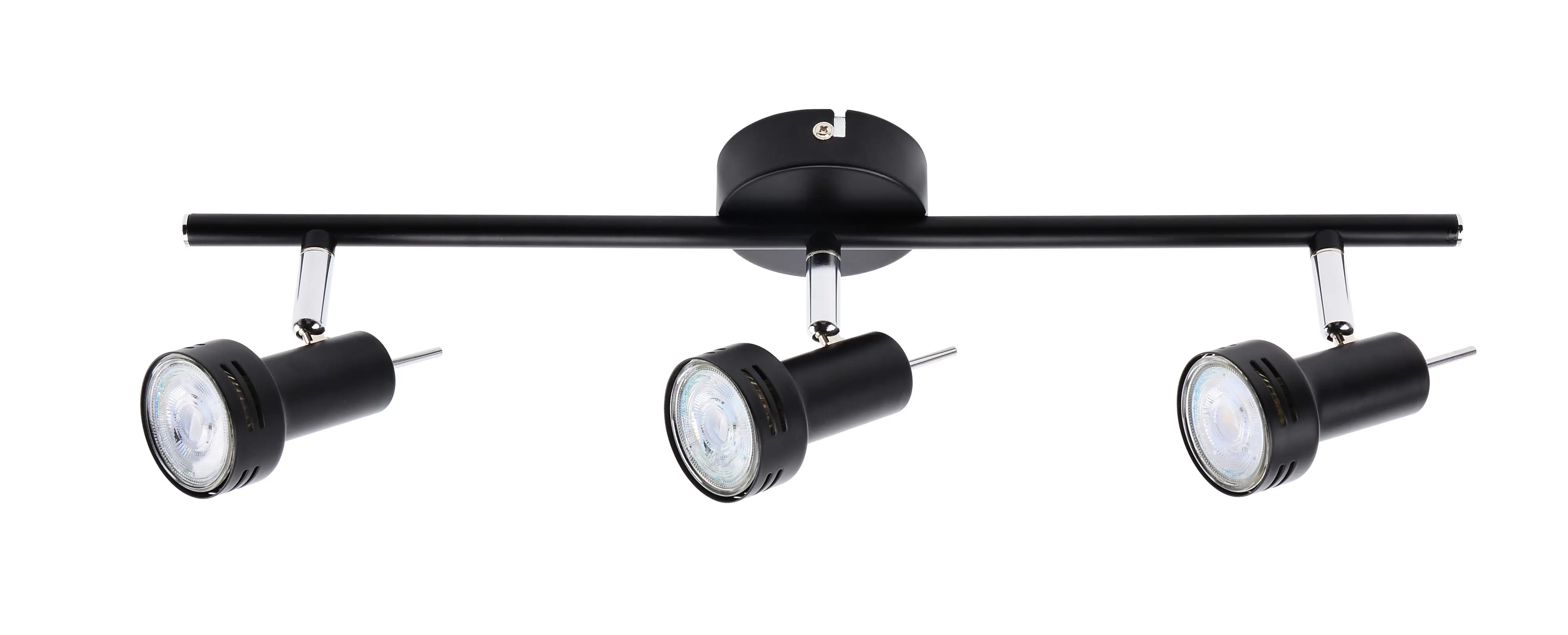Primaster Deckenstrahler 3er LED Spot New York GU10 8 x 48 x 12 cm schwarz 