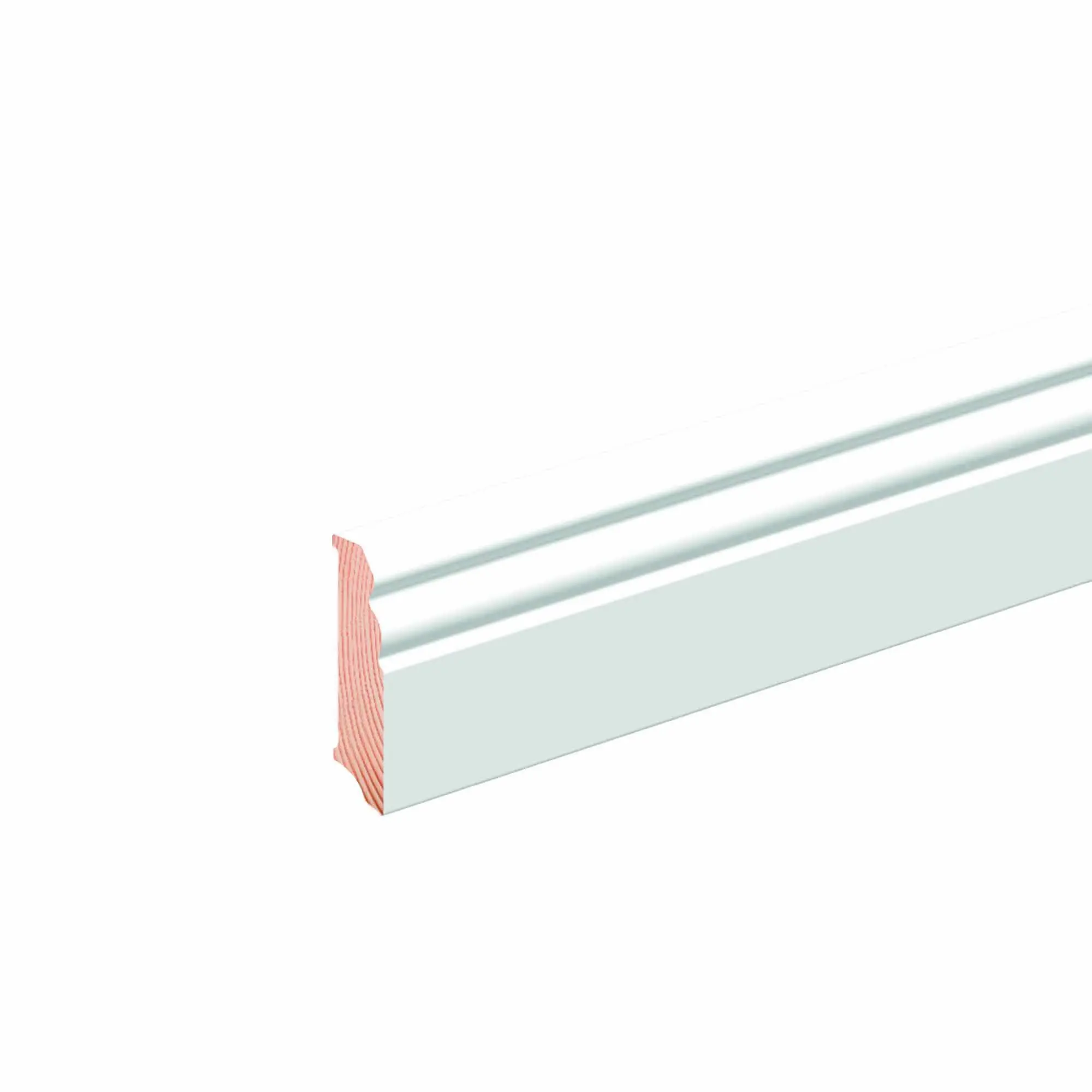 Neuhofer Fußleiste 240 cm x 70 x 16 mm weiß