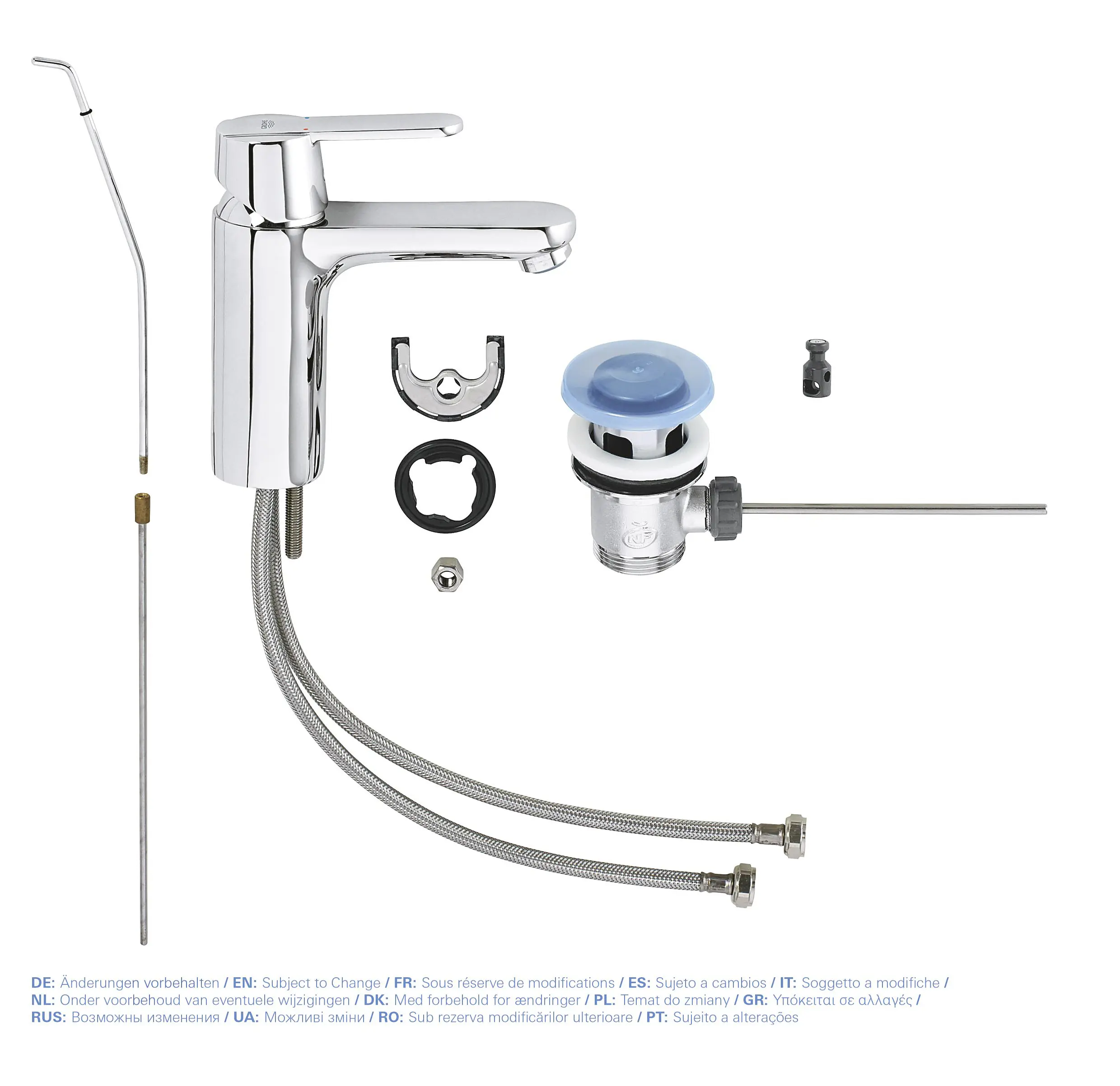 Grohe Waschtischarmatur Get verchromt, M-Size
