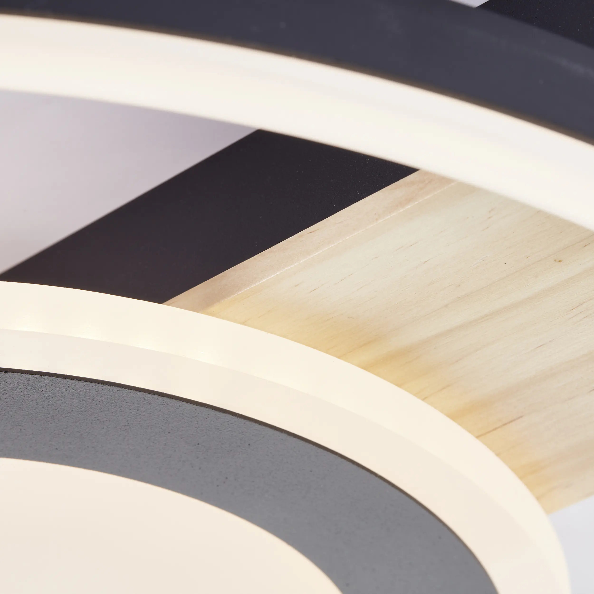 Brilliant Leuchten LED Deckenleuchte Maureen 22W, warmweiß, holz