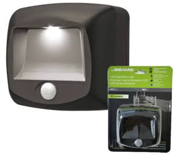 Mr Beams Treppenlicht MB520 neutralweiß Batterielicht schwarz