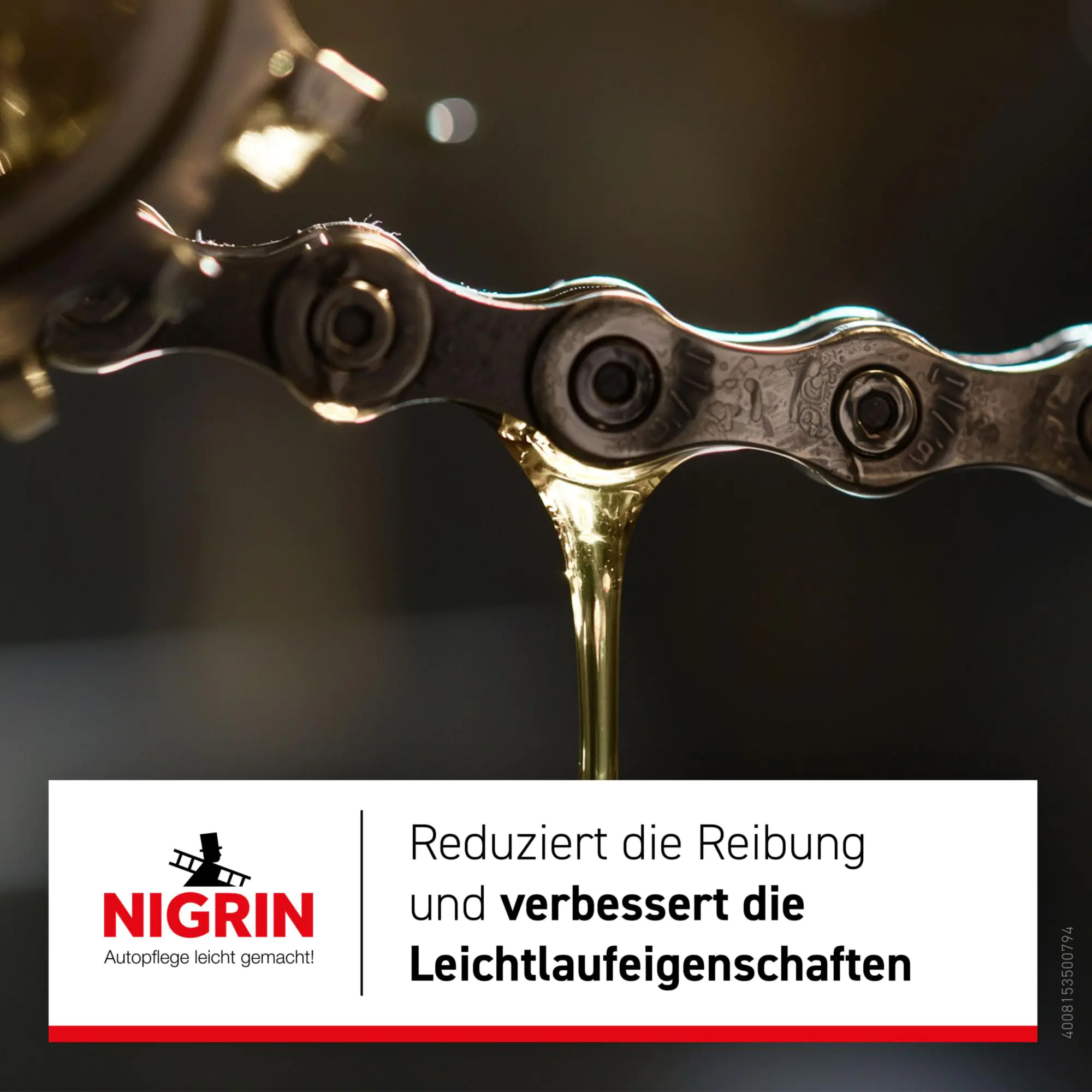 Nigrin Bike-Care Kettenöl für Fahrrad Allwetter 100 ml