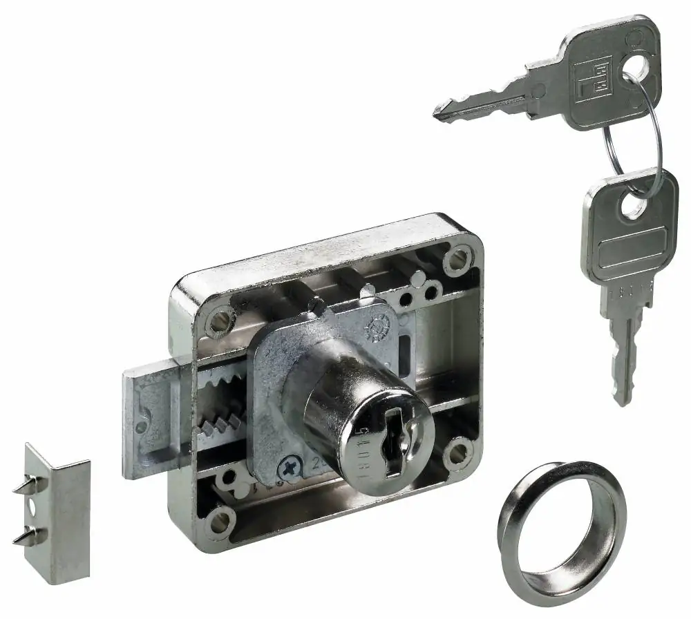 Hettich Zylinder-Aufschraubschloss Zylinder 20-45 mm Dornmaß 15-40 mm