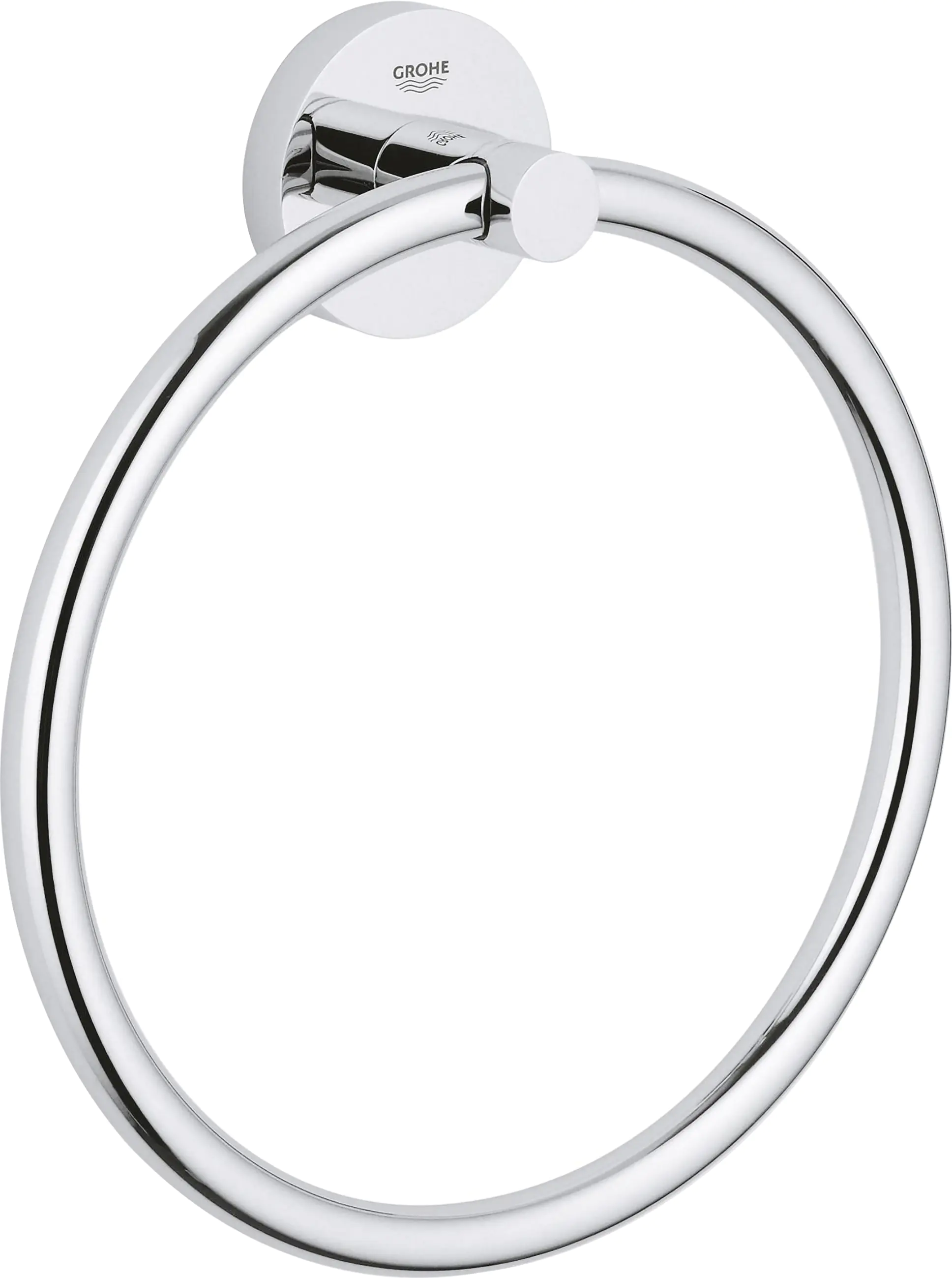 Grohe Start Handtuchring chrom klebbar