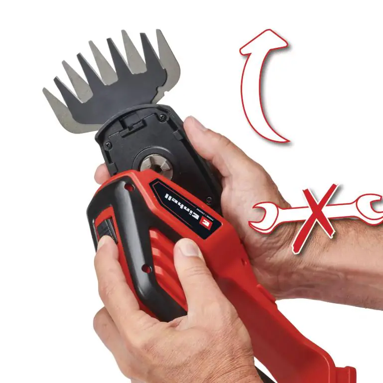 Einhell Akku Gras-/ Strauchschere GE-CG 18/100 Li, inkl. 18 V / 2,5 Ah Starter Kit