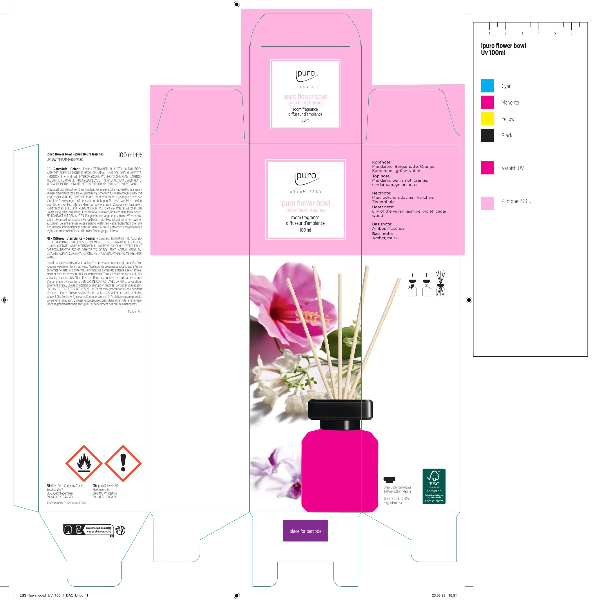 ipuro Raumduft Essentials Flower Bowl 100 ml