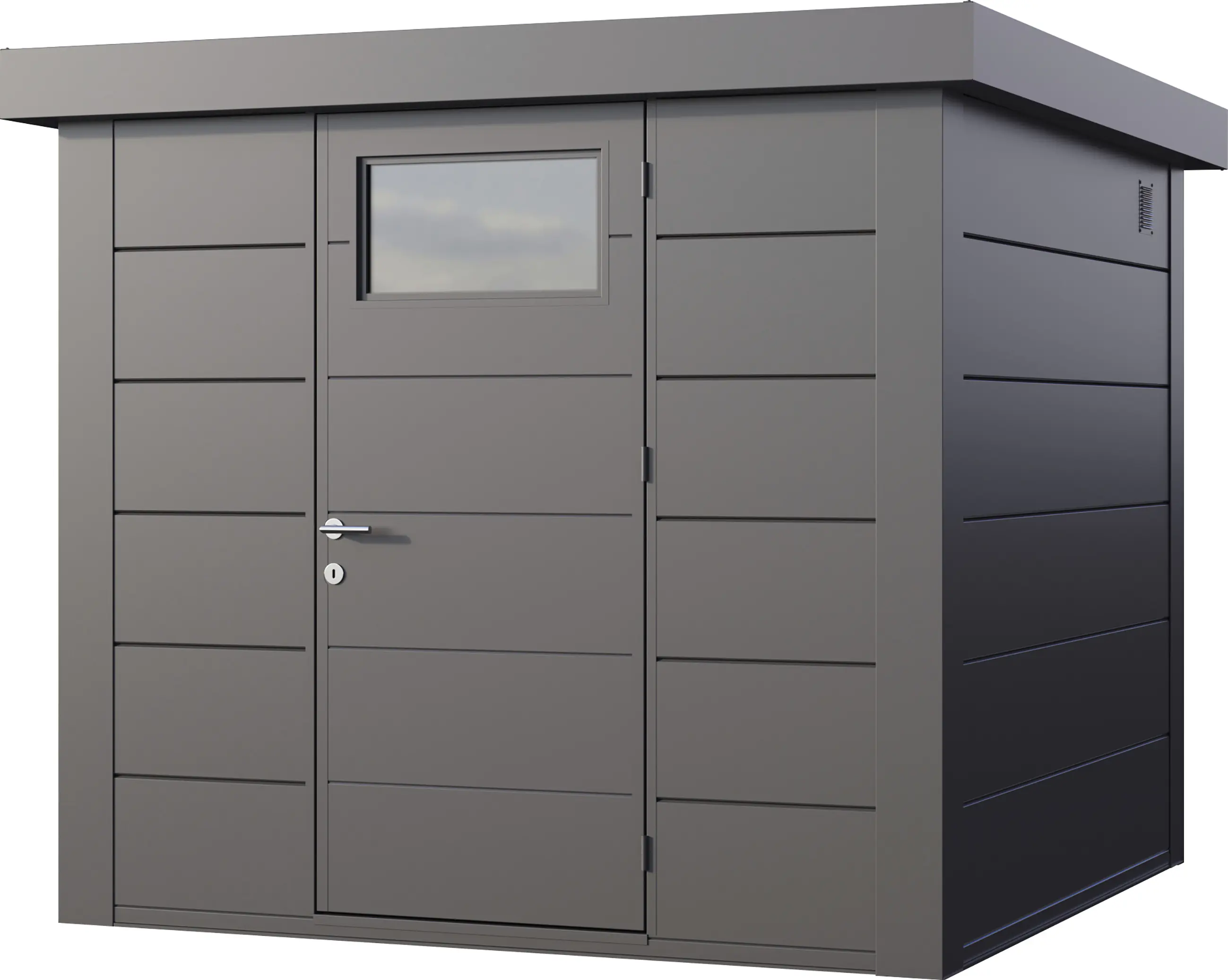 Telluria Gerätehaus Classico 2424 granitgrau 238 x 238 cm