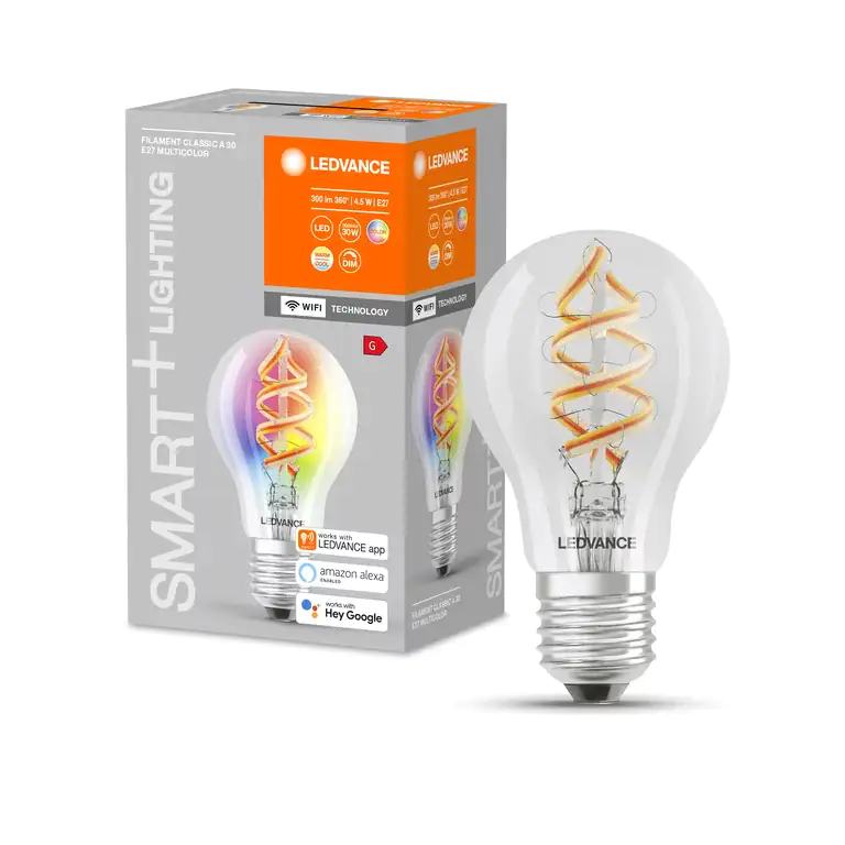 Ledvance Smart+ LED Leuchtmittel Classic A30 E27 4,5 W klar
