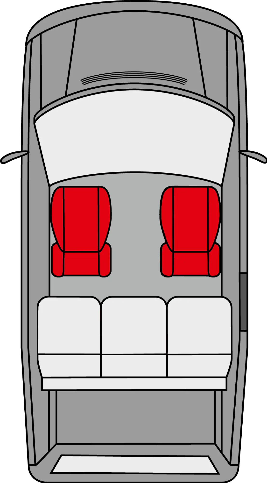 Walser Autositzbezug Modulo Highback Einzelsitzbezug 1-teilig