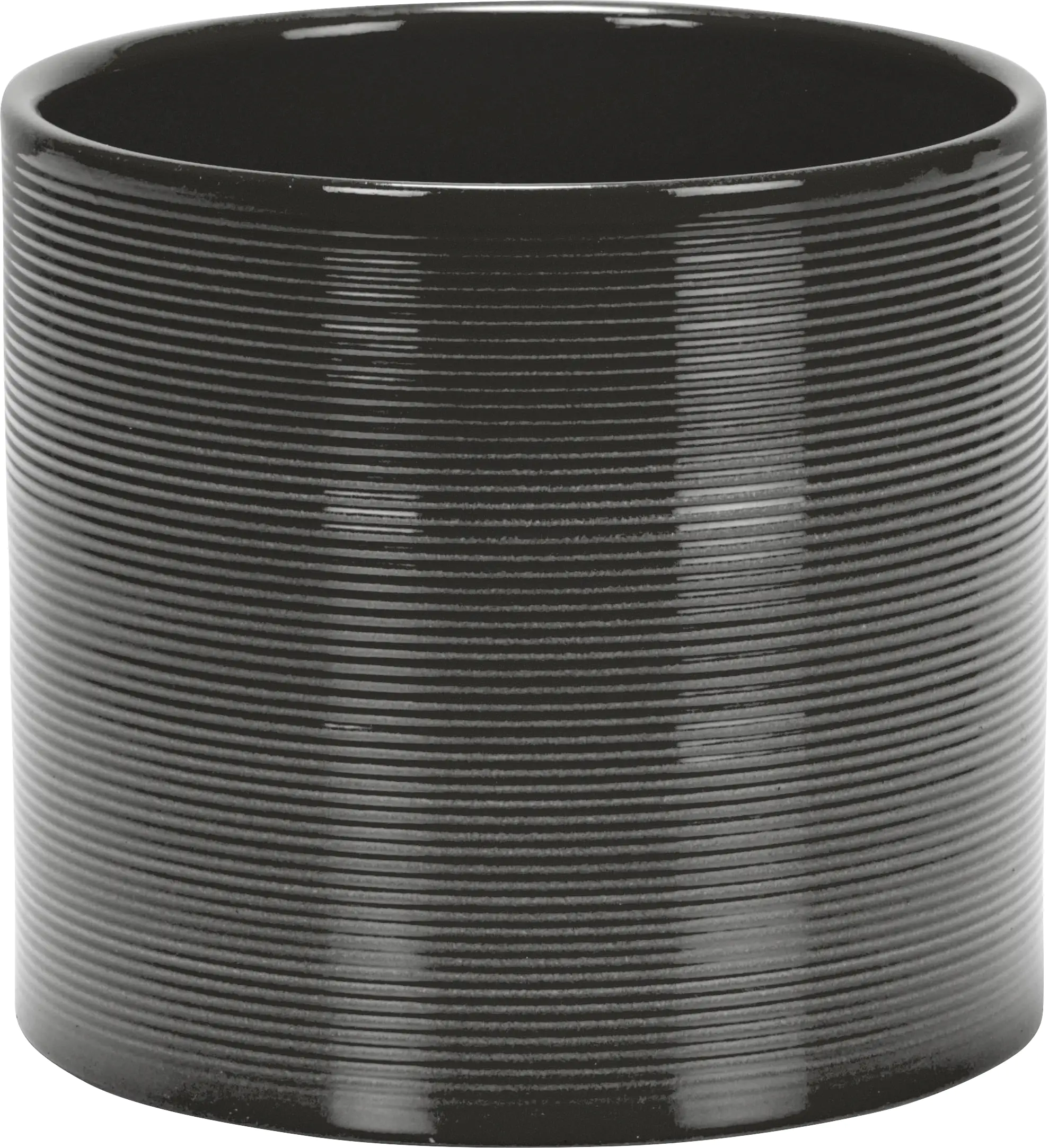 Scheurich Übertopf Serie 828 Ø 28 x 25 cm glass grey