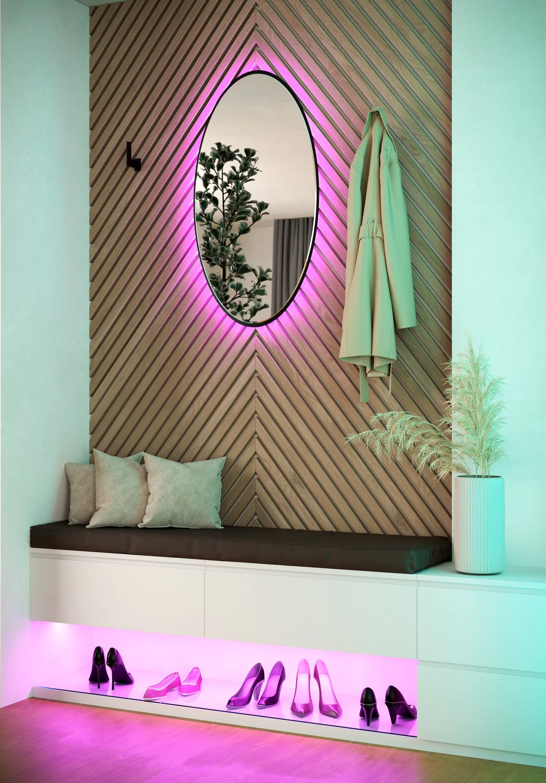 Eglo Connect LED Stripe-Z weiß 5 m RGBW dimmbar, Smart Home