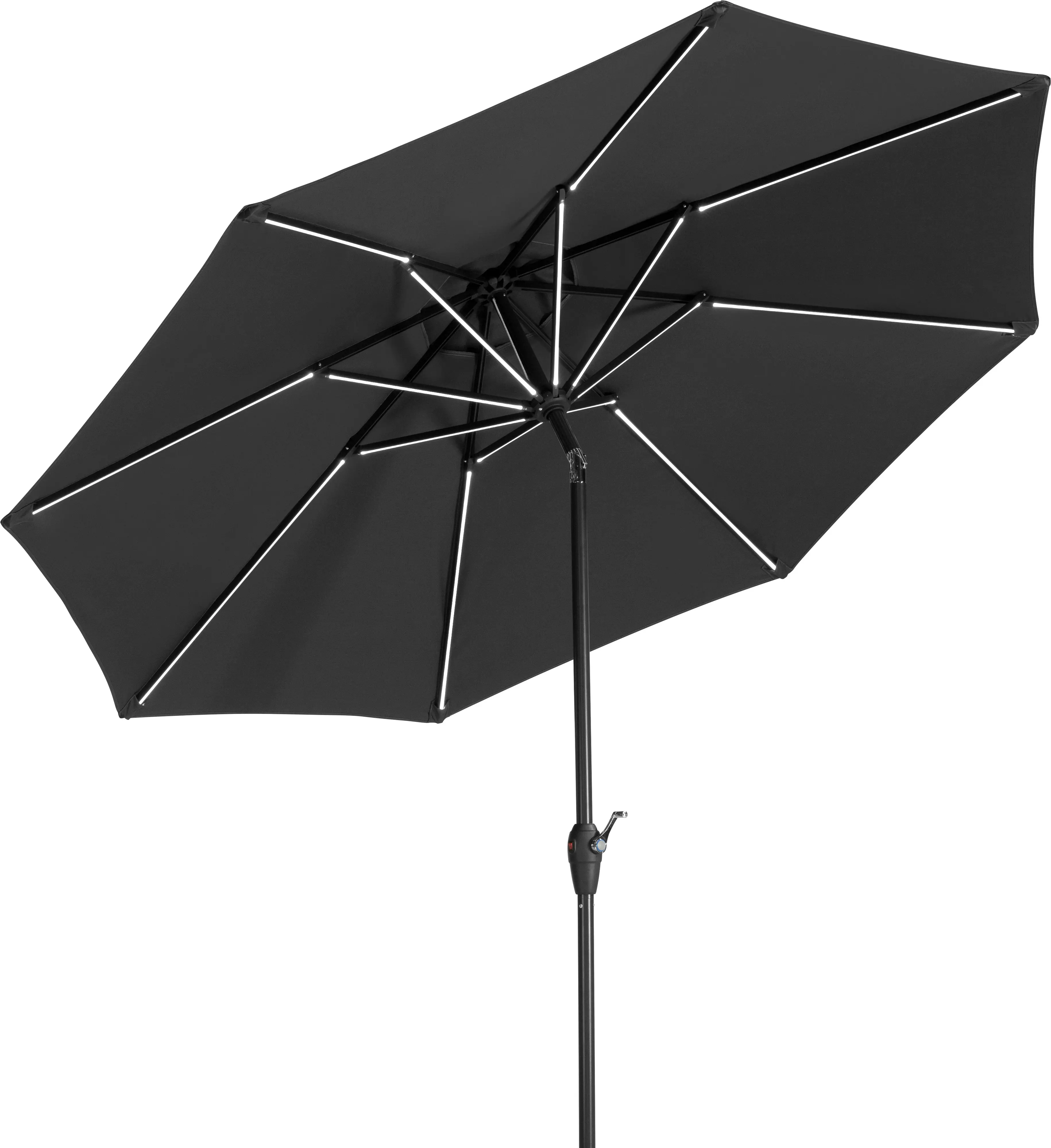 Schneider Sonnenschirm Blacklight anthrazit Ø 270 cm
