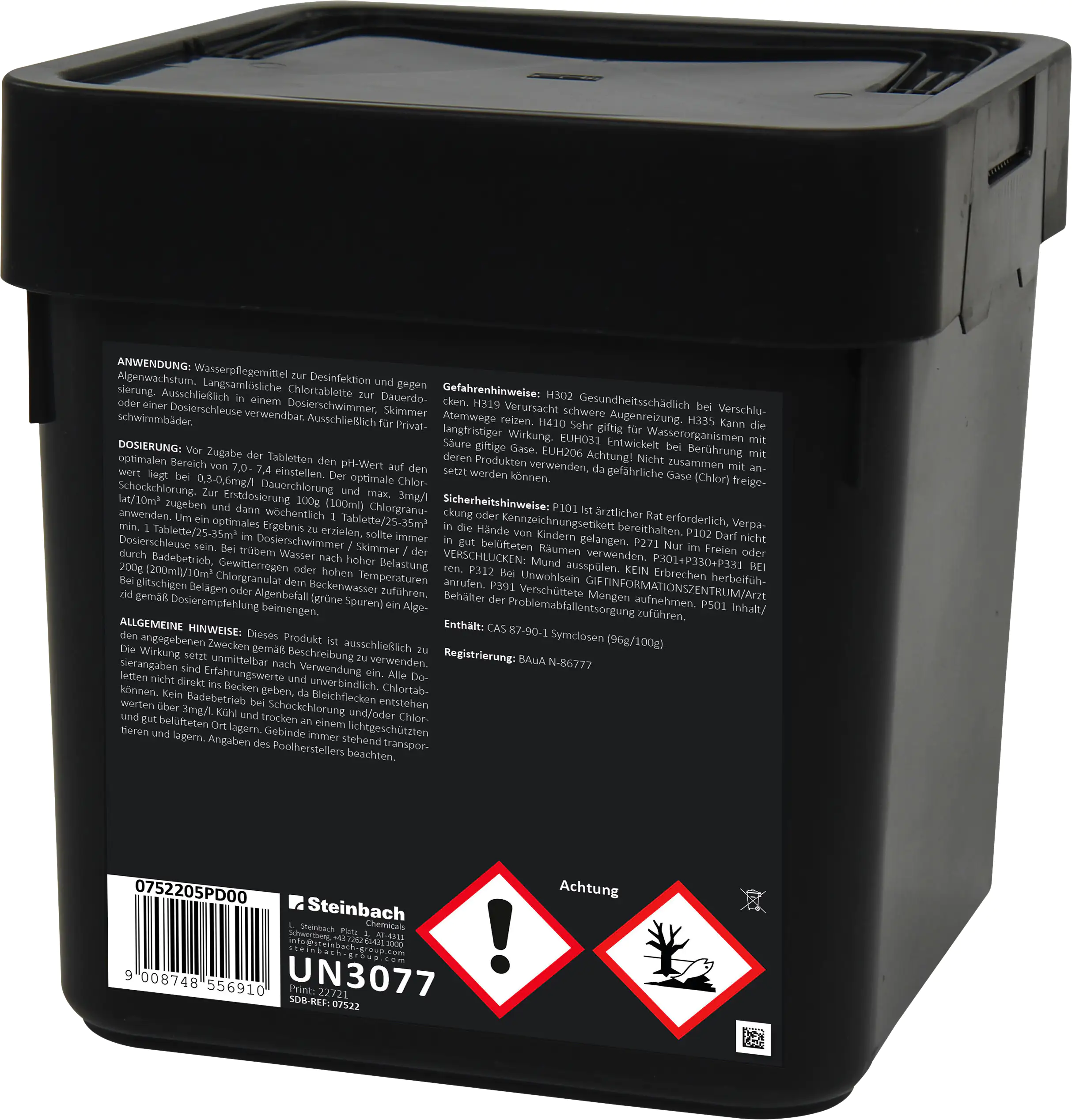 Steinbach Pool Professional Chlortabs 200 g organisch 5 kg