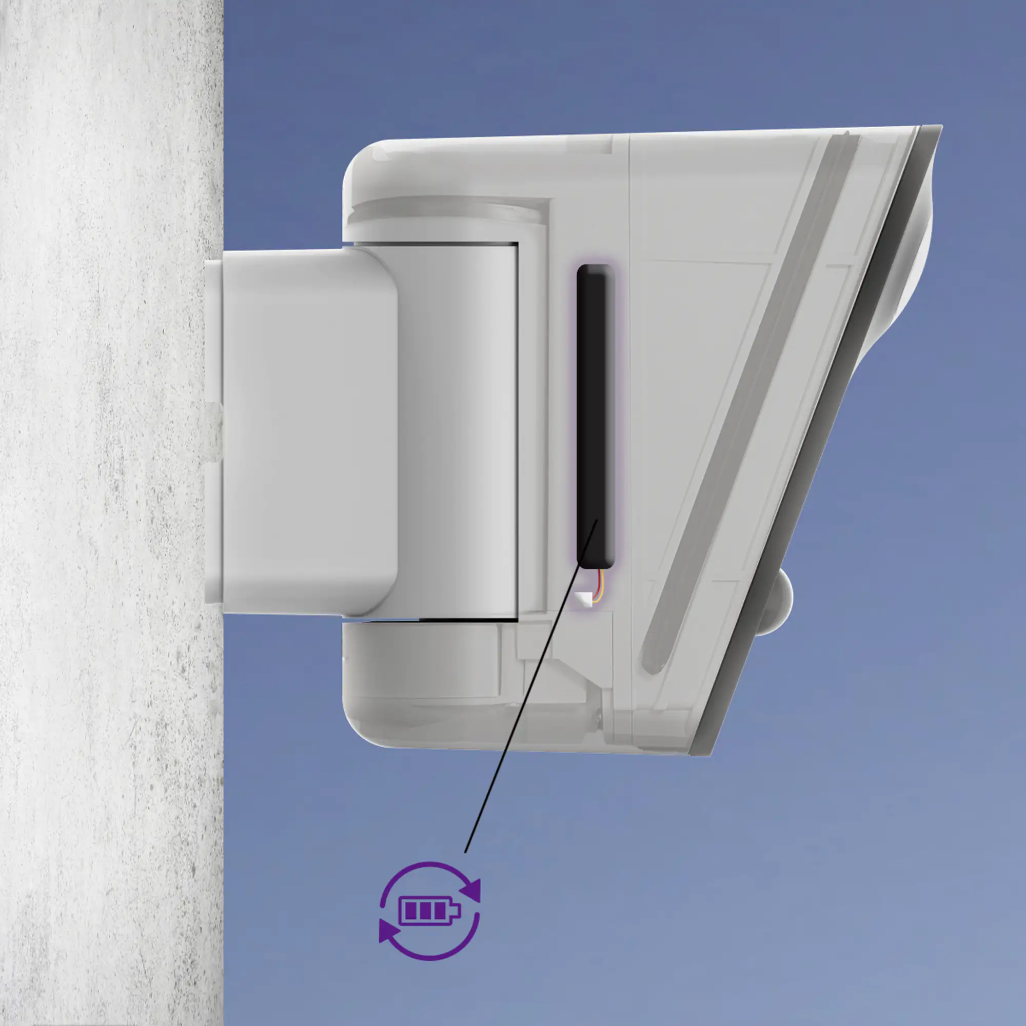 Philips Kamera WelcomeEye View motorisierte und vernetzte Außenkamera