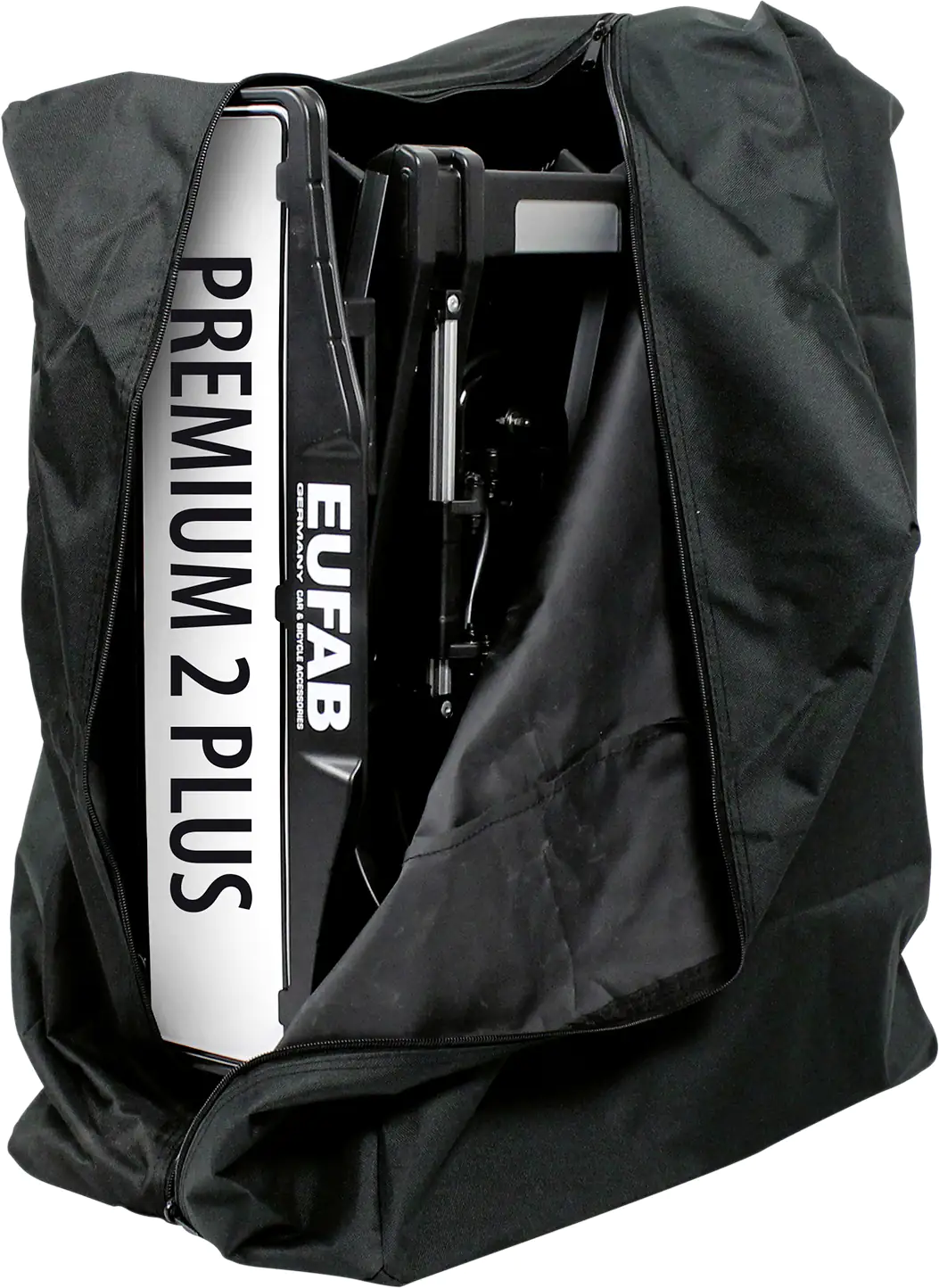 EUFAB Fahrradheckträger Premium 2 Plus für 2 Fahrräder abklappbar