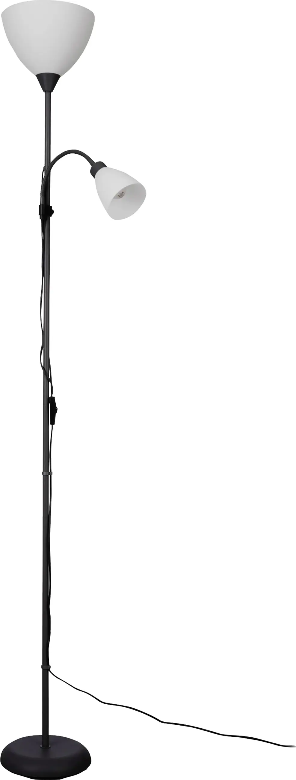 Eglo Stehlampe Montanini-E 176 cm schwarz/weiß