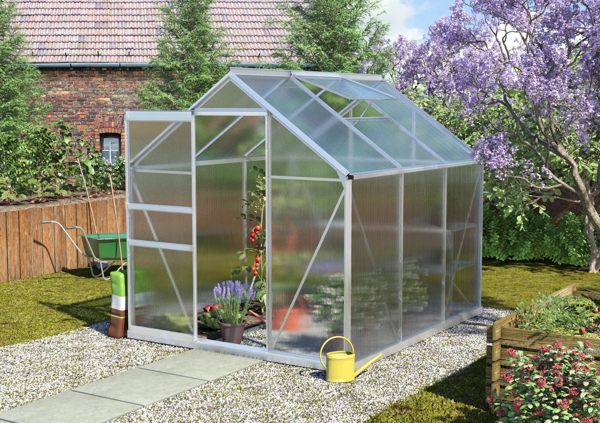 Vitavia Gewächshaus Calypso 4400 192 x 228 cm 6 mm HPK