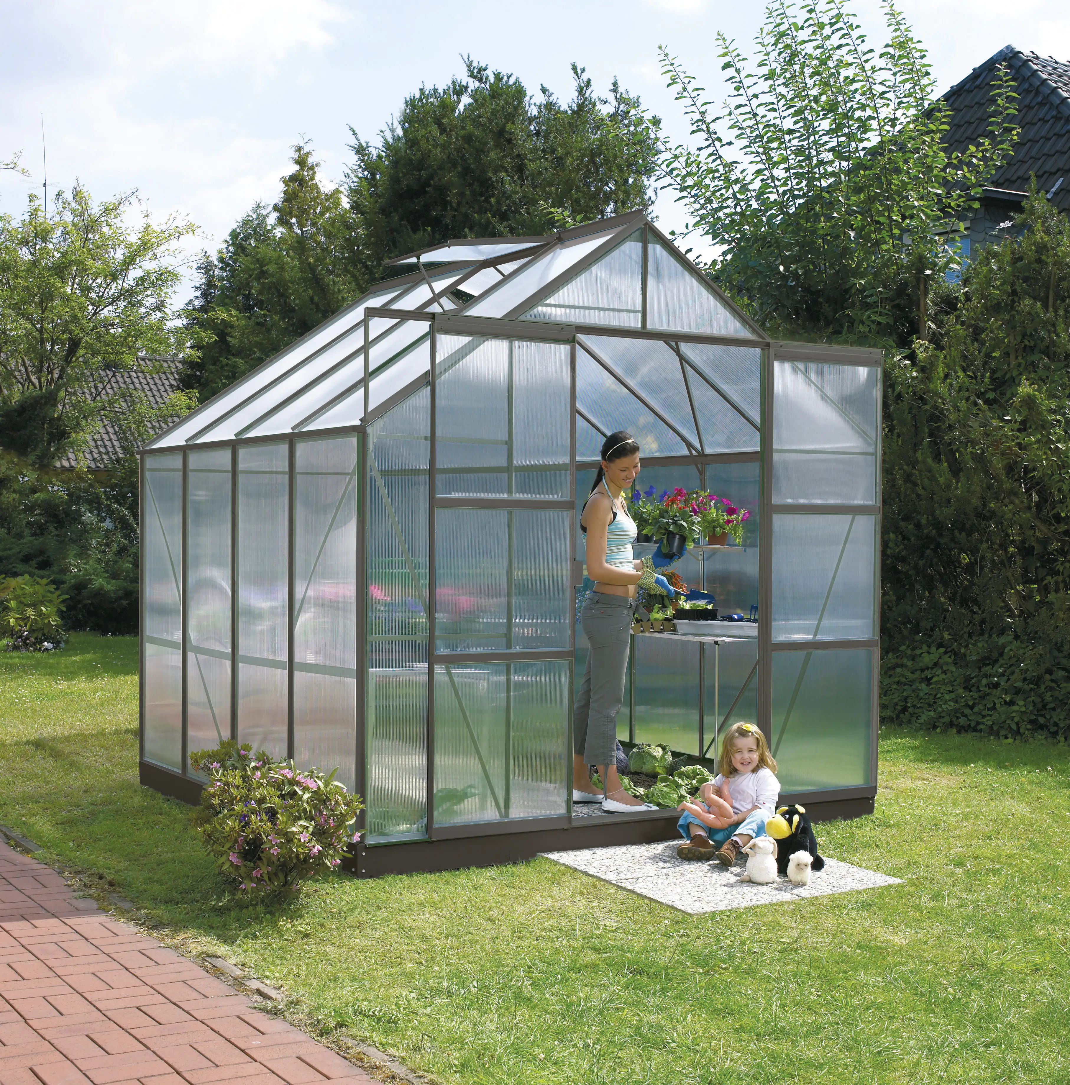 Vitavia Gewächshaus Merkur 8300 254 x 317 cm 4 mm HPK