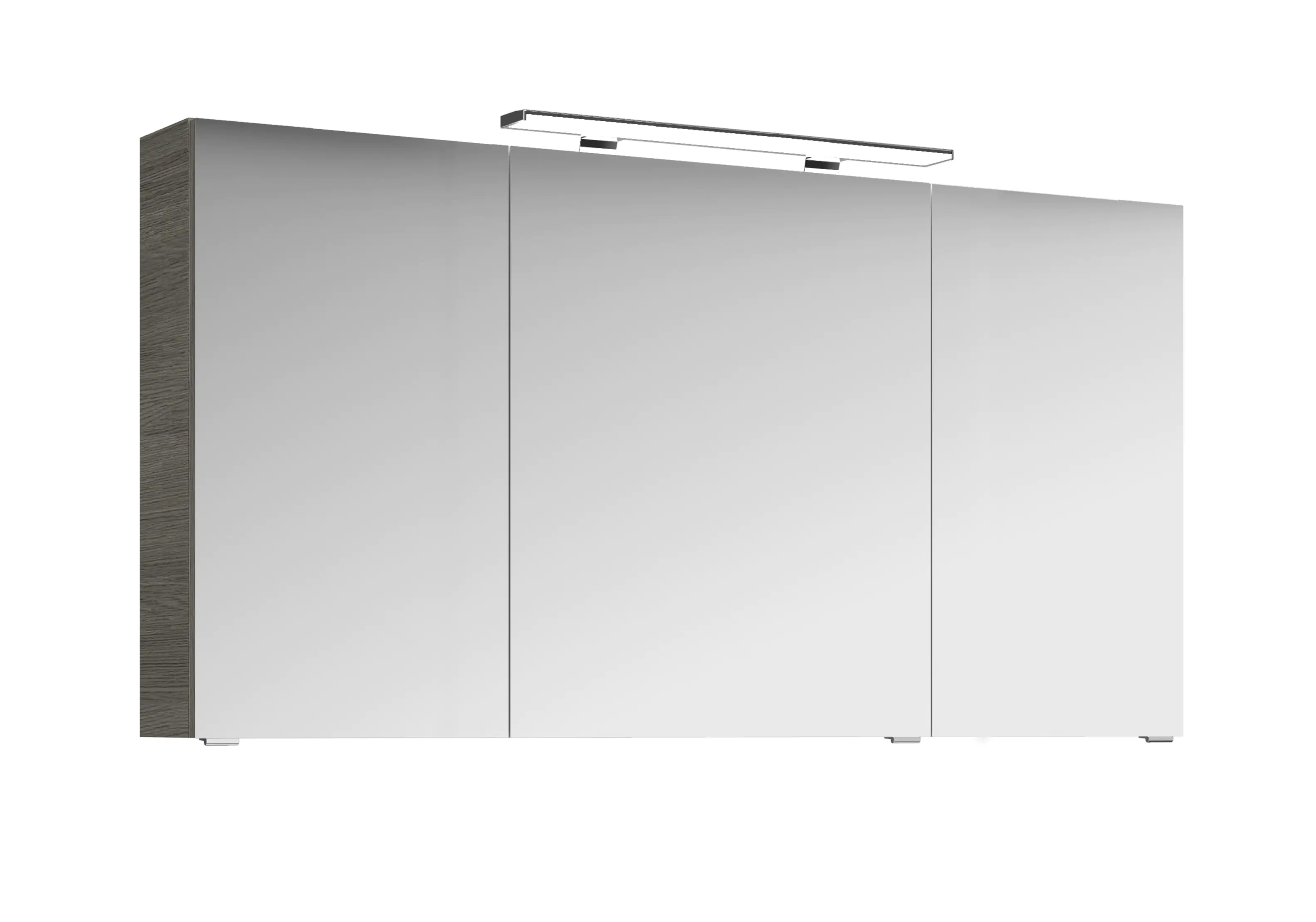 Pelipal Spiegelschrank Fokus 4010 Graphit Struktur quer, Breite 1400 mm