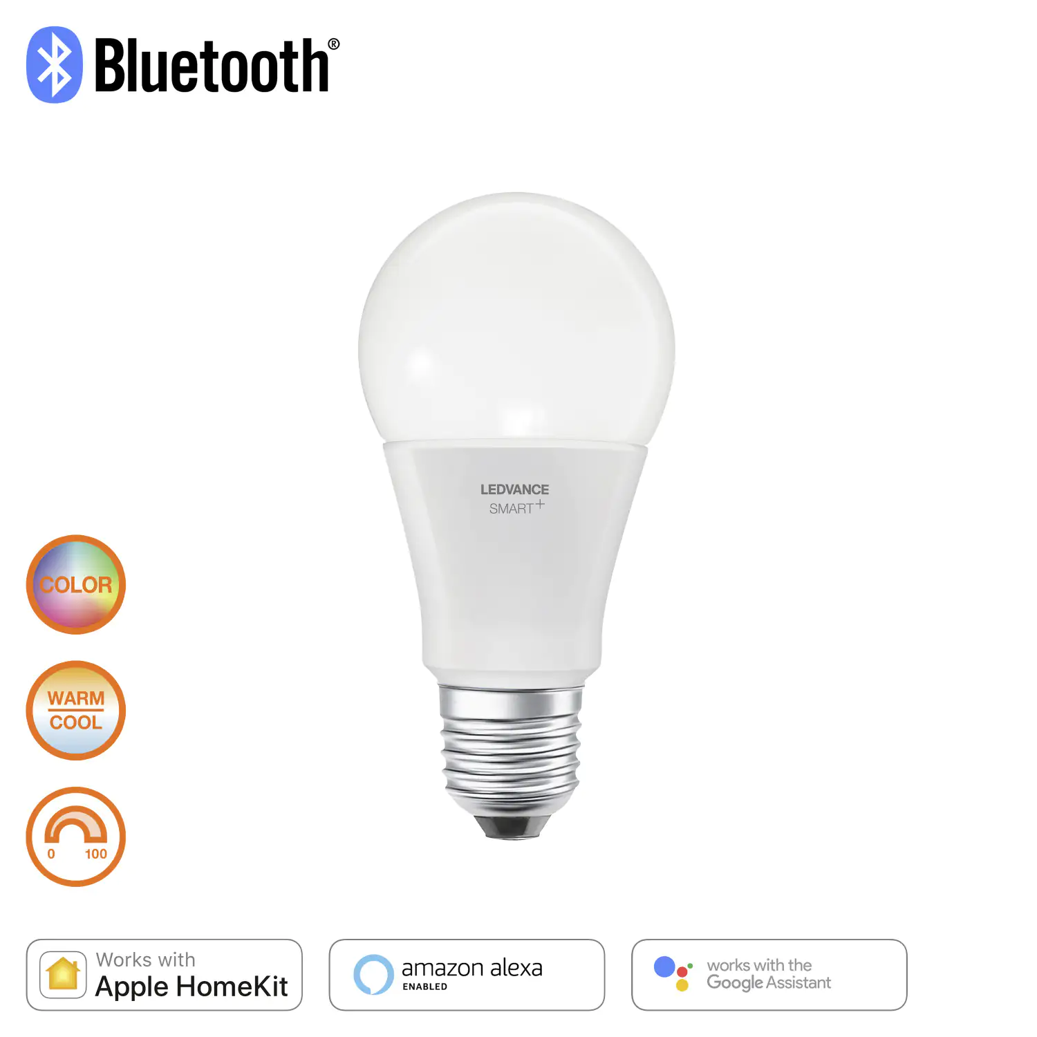 Ledvance LED Leuchtmittel Smart+ BT CLA60 Birnenform E 27 - 8,5 W