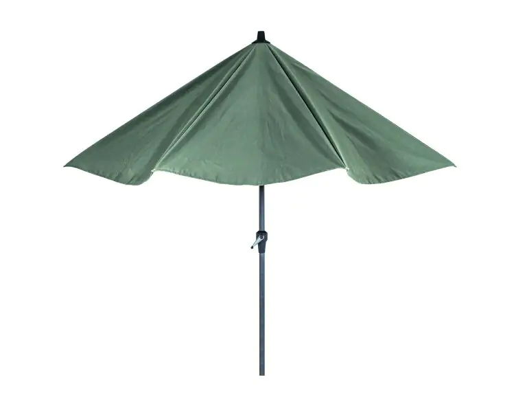 Siena Garden Mittelstockschirm Avio olive Ø 350 cm